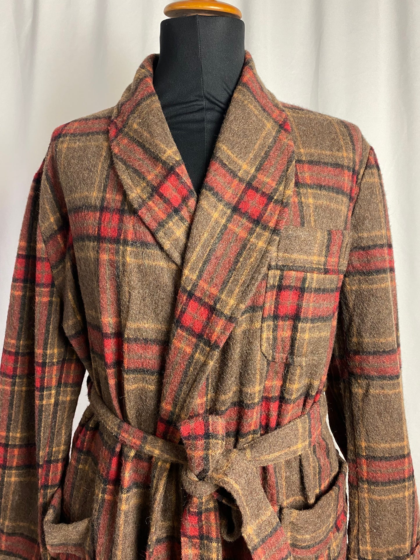Giacca da camera tartan S-M