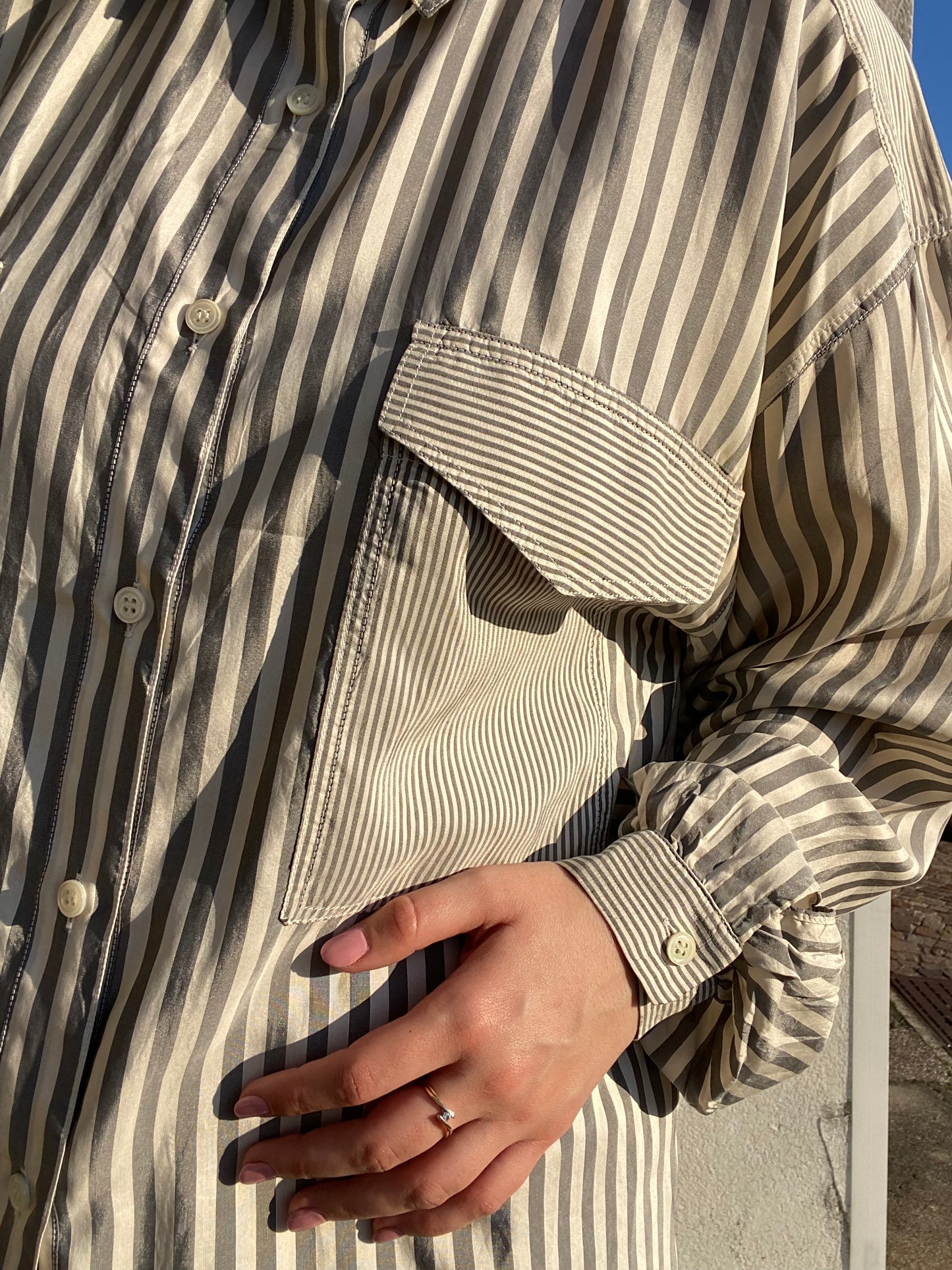 Camicia 100% seta - TG. U