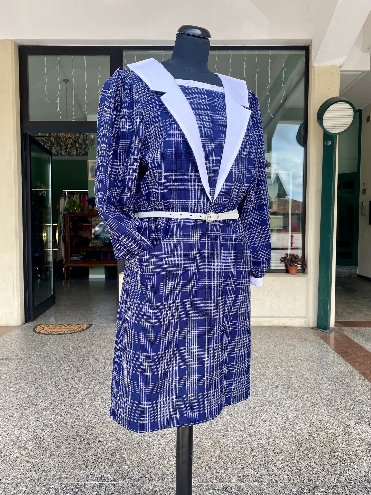 Abito anni ‘80 stile marinaretta - TG. 44 circa