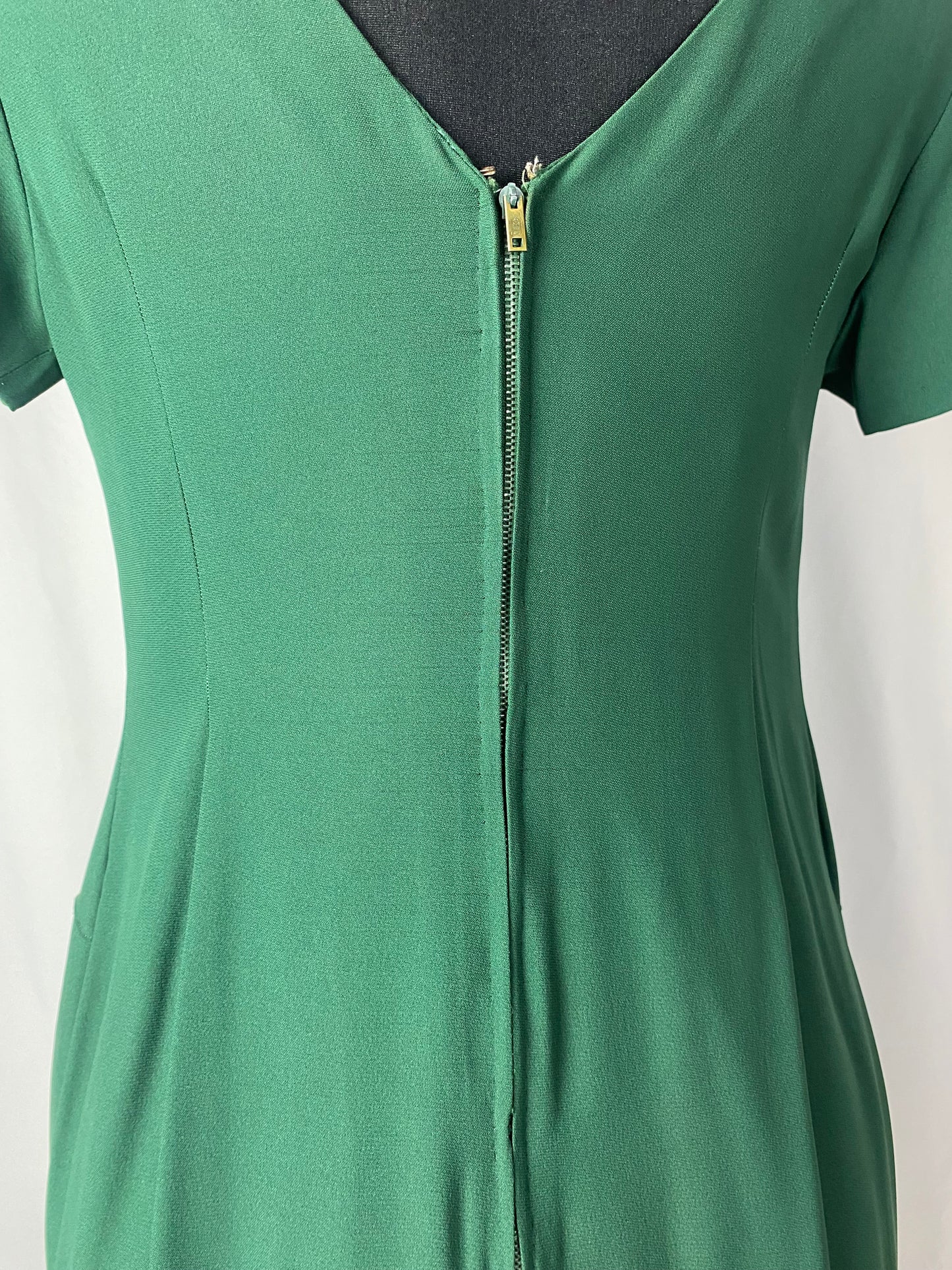 Abito sartoriale anni ‘60 verde bosco - TG. 38