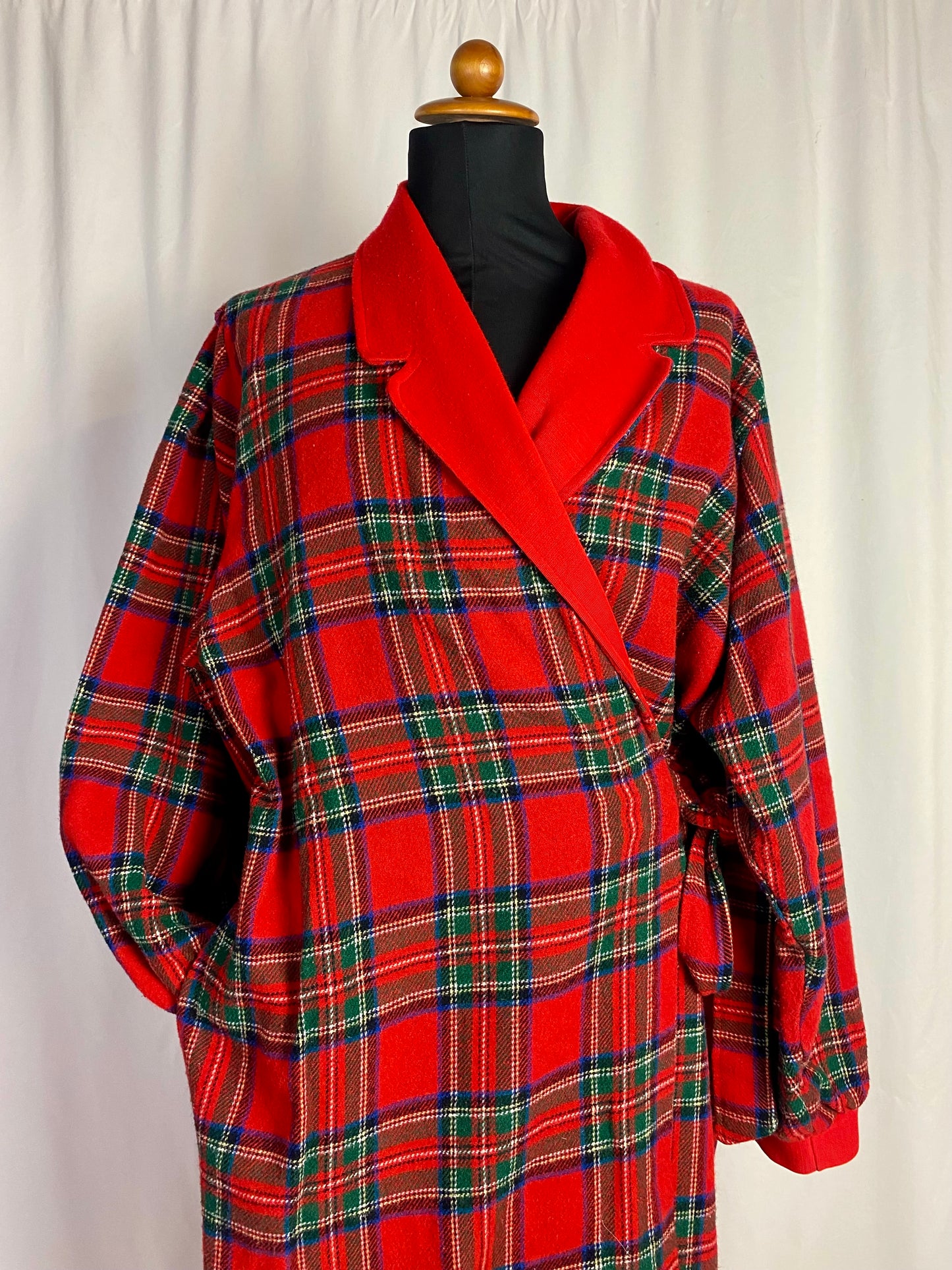 Vestaglia in lana tartan - TG. 48/50/52