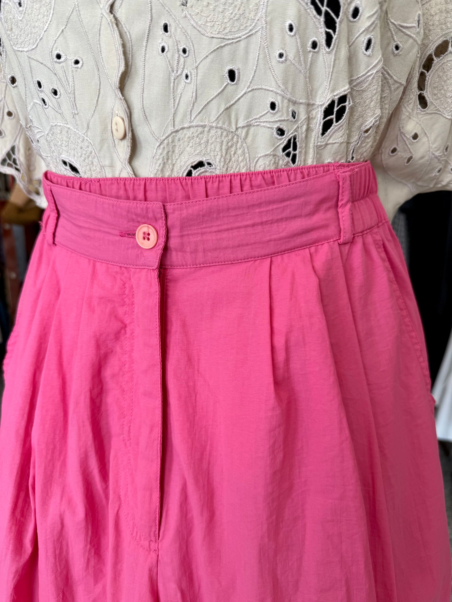 Pantaloncini corti fucsia - TG. 46/48