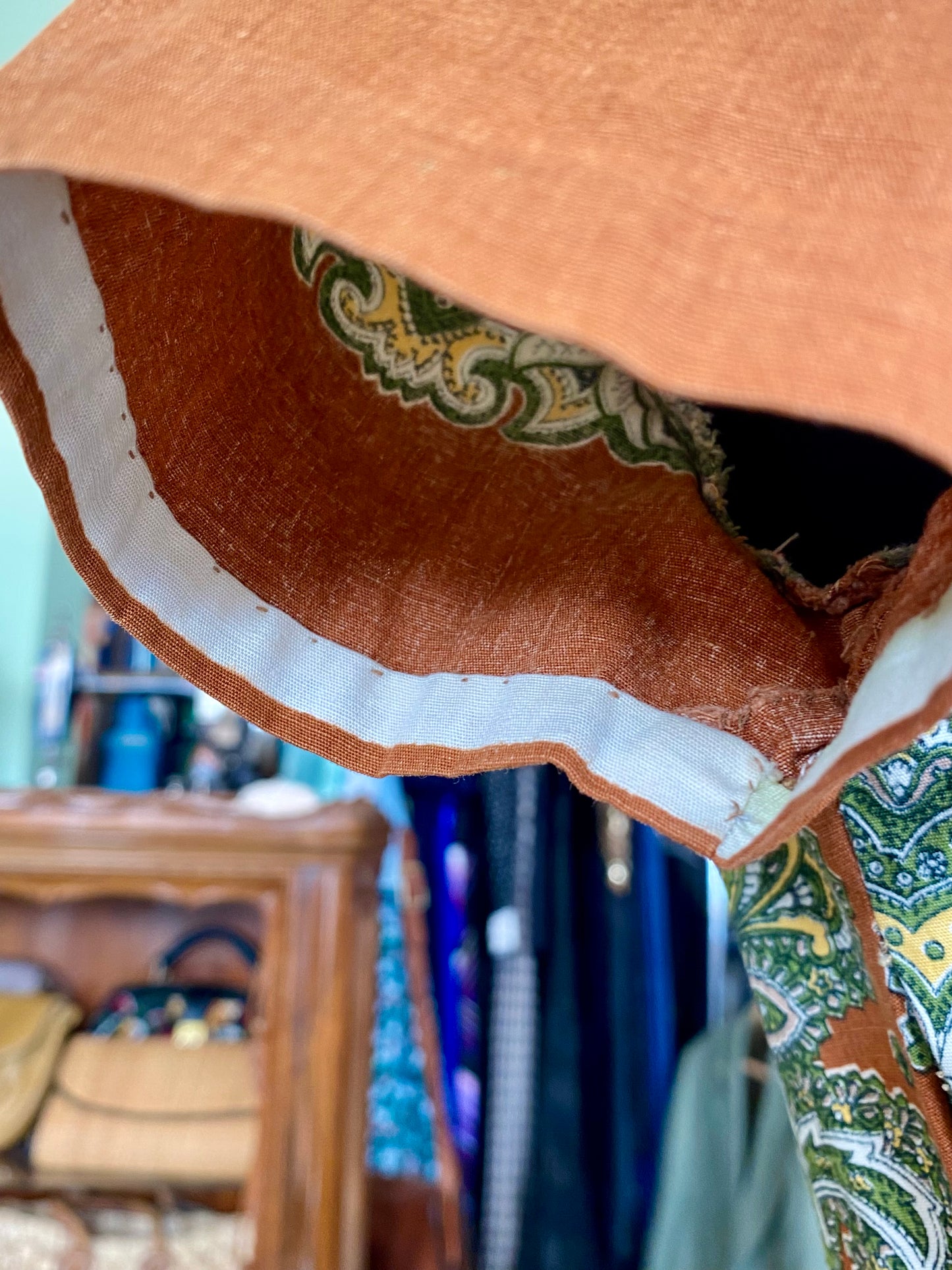 Abito fine anni ‘50 fantasia cashmere - TG. 40