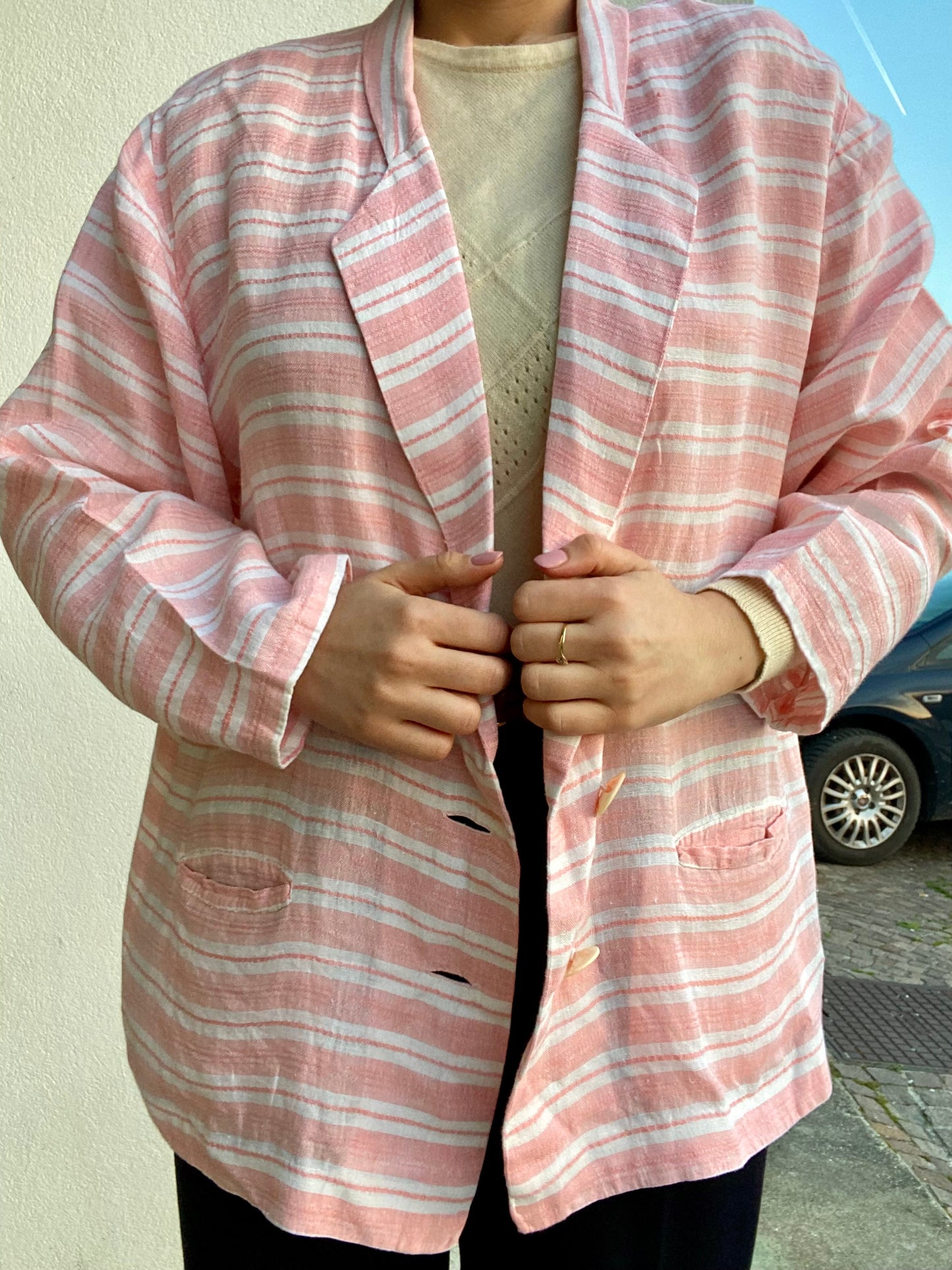 Giacca panna & fragola 🍓 - TG. U