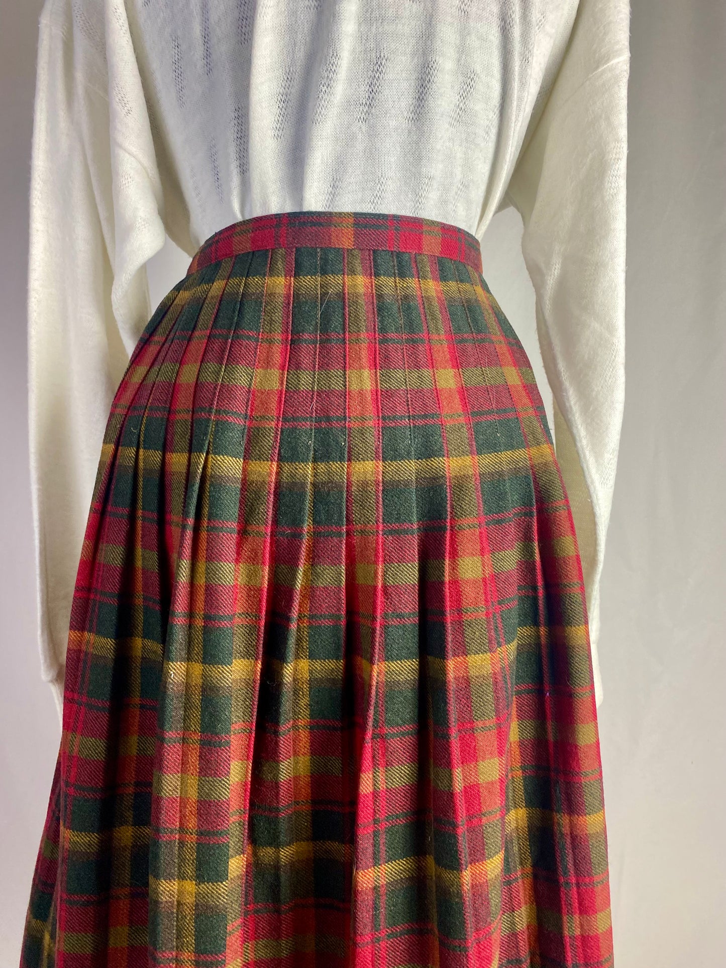 Gonna tartan in 100% lana - TG. 50