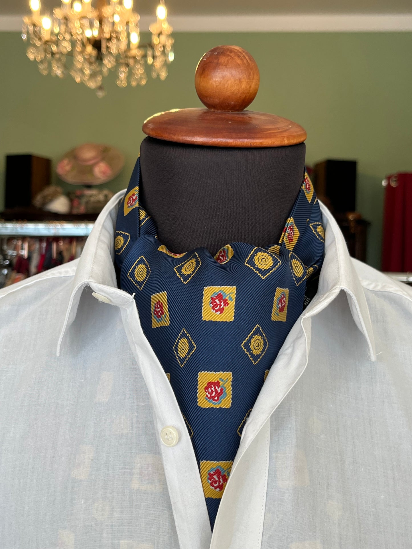 Ascot seta quadri e rose