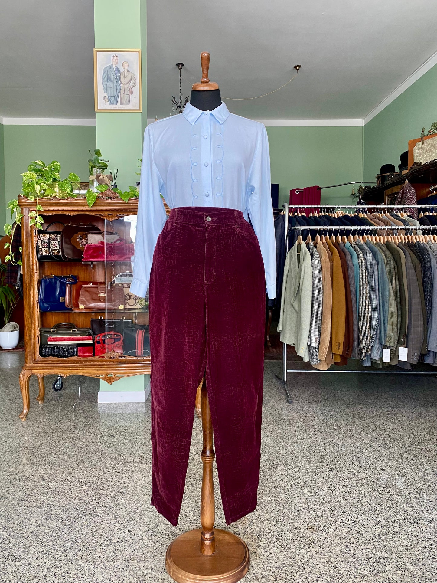 Camicia azzurra in 100% cotone - TG. 40/42
