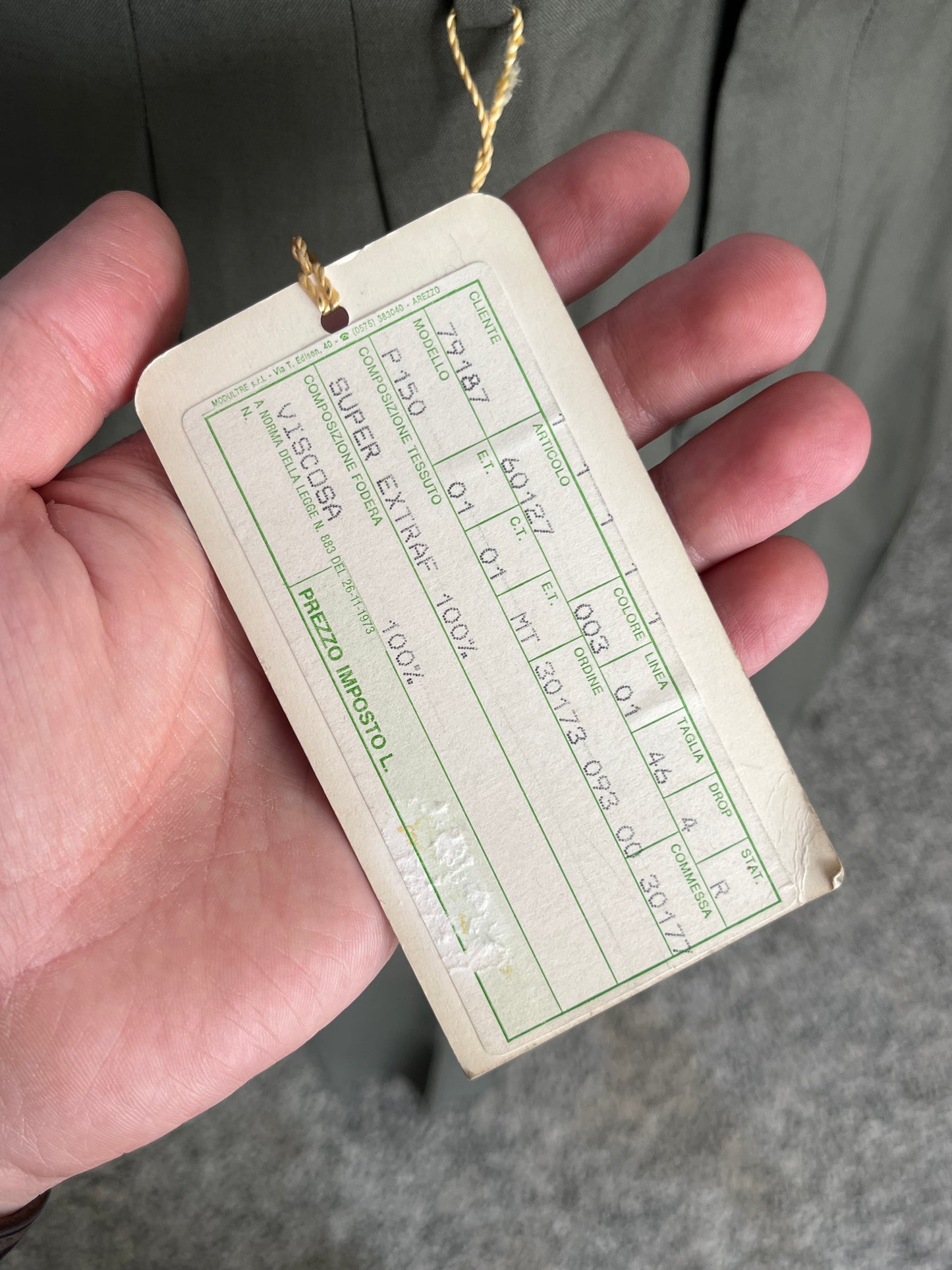Calzoni anni ‘80 NOS tg. 46