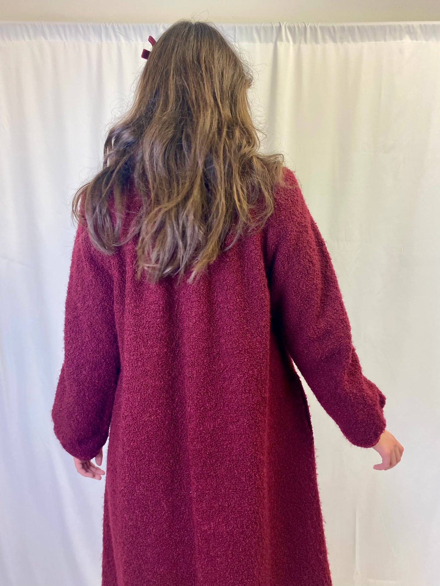 Cappotto in bouclé di lana - TG 40/42