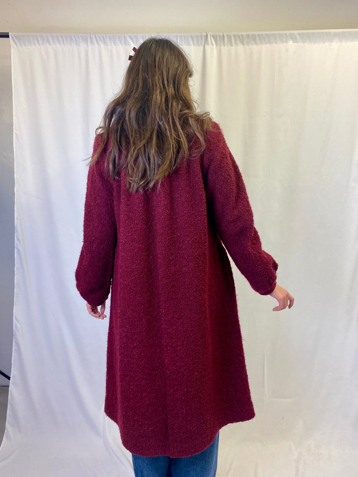 Cappotto in bouclé di lana - TG 40/42