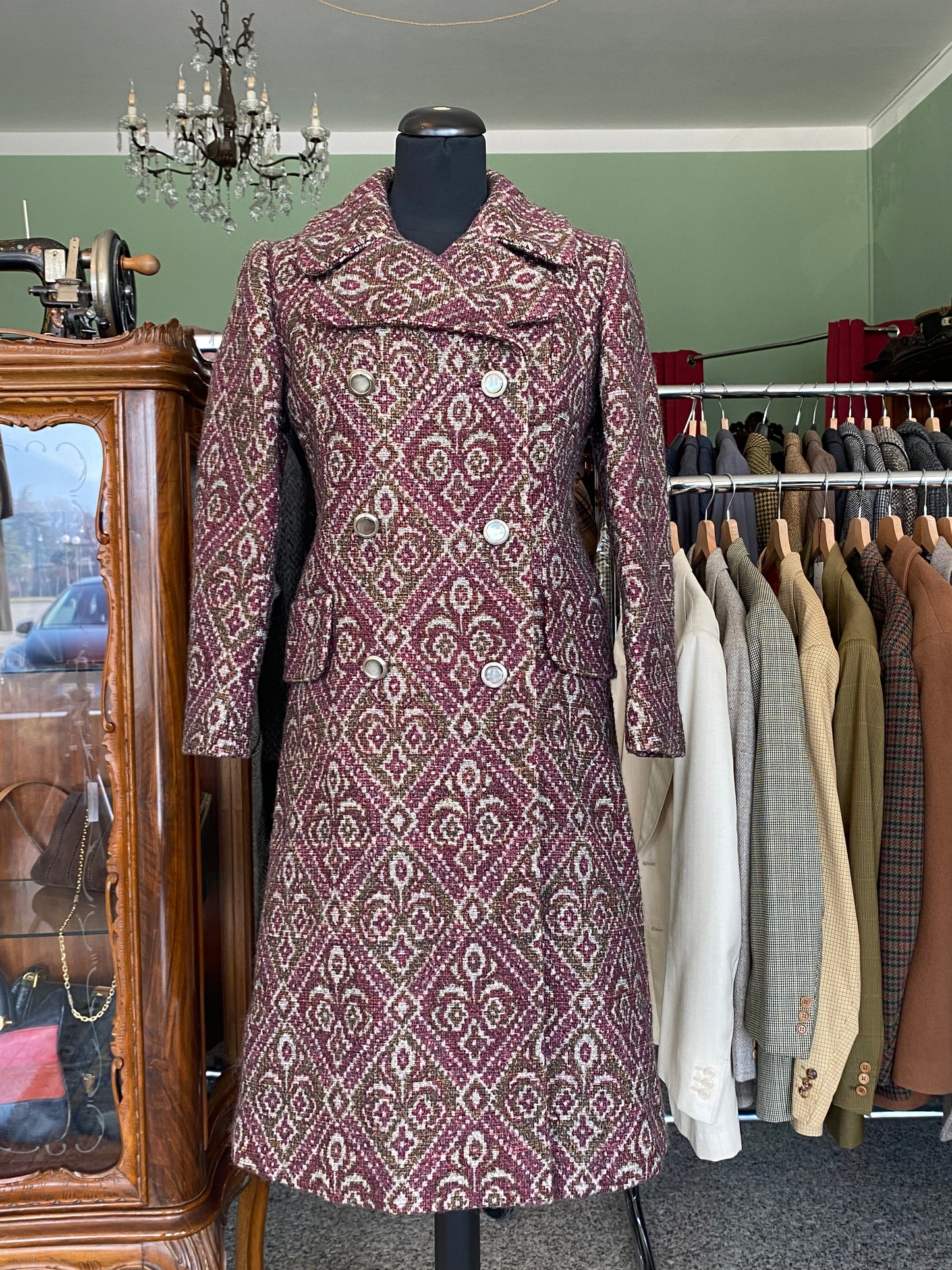 Cappotto anni ‘60 arazzo - TG. 38/40