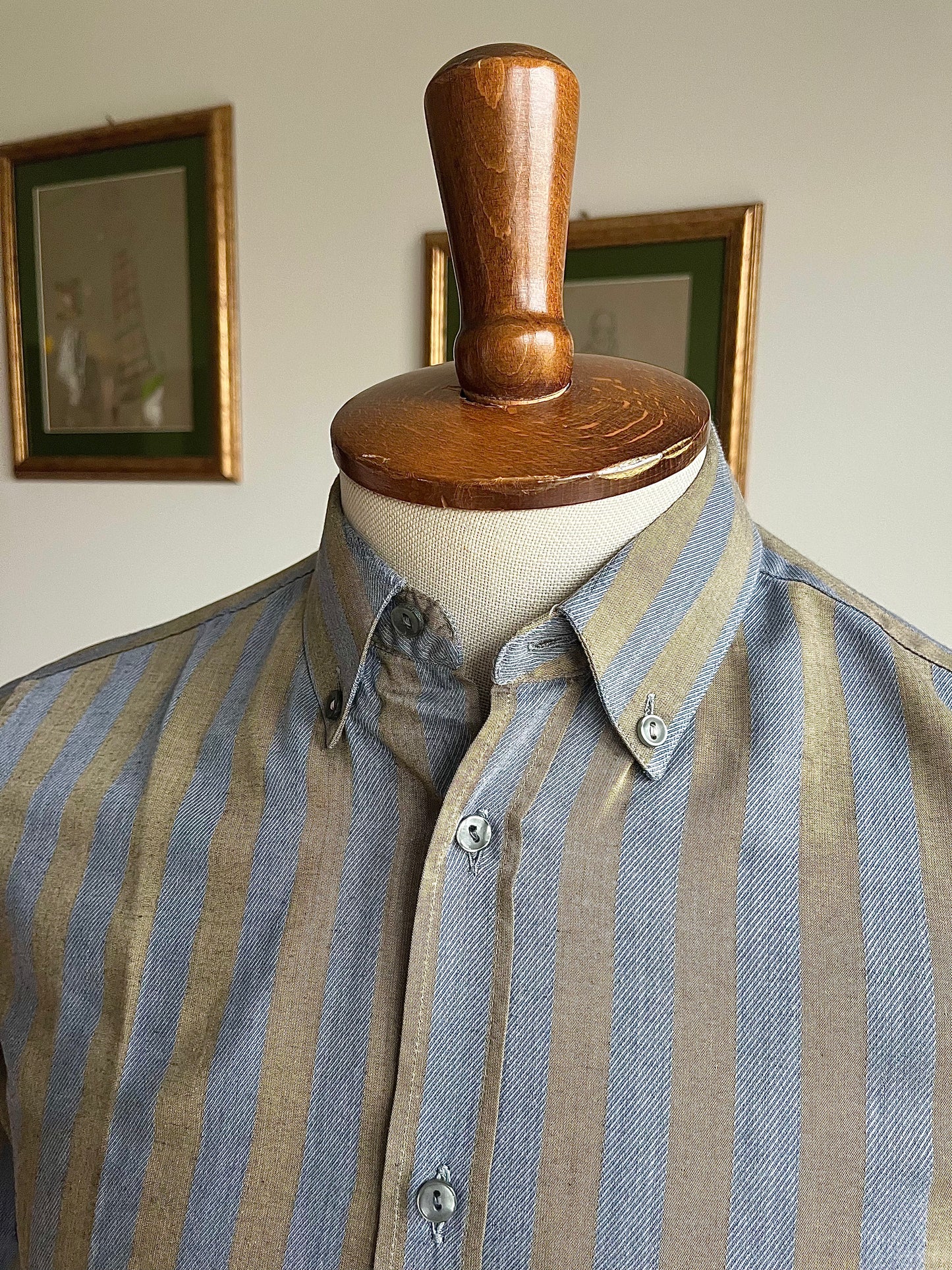 Camicia in cotone a righe