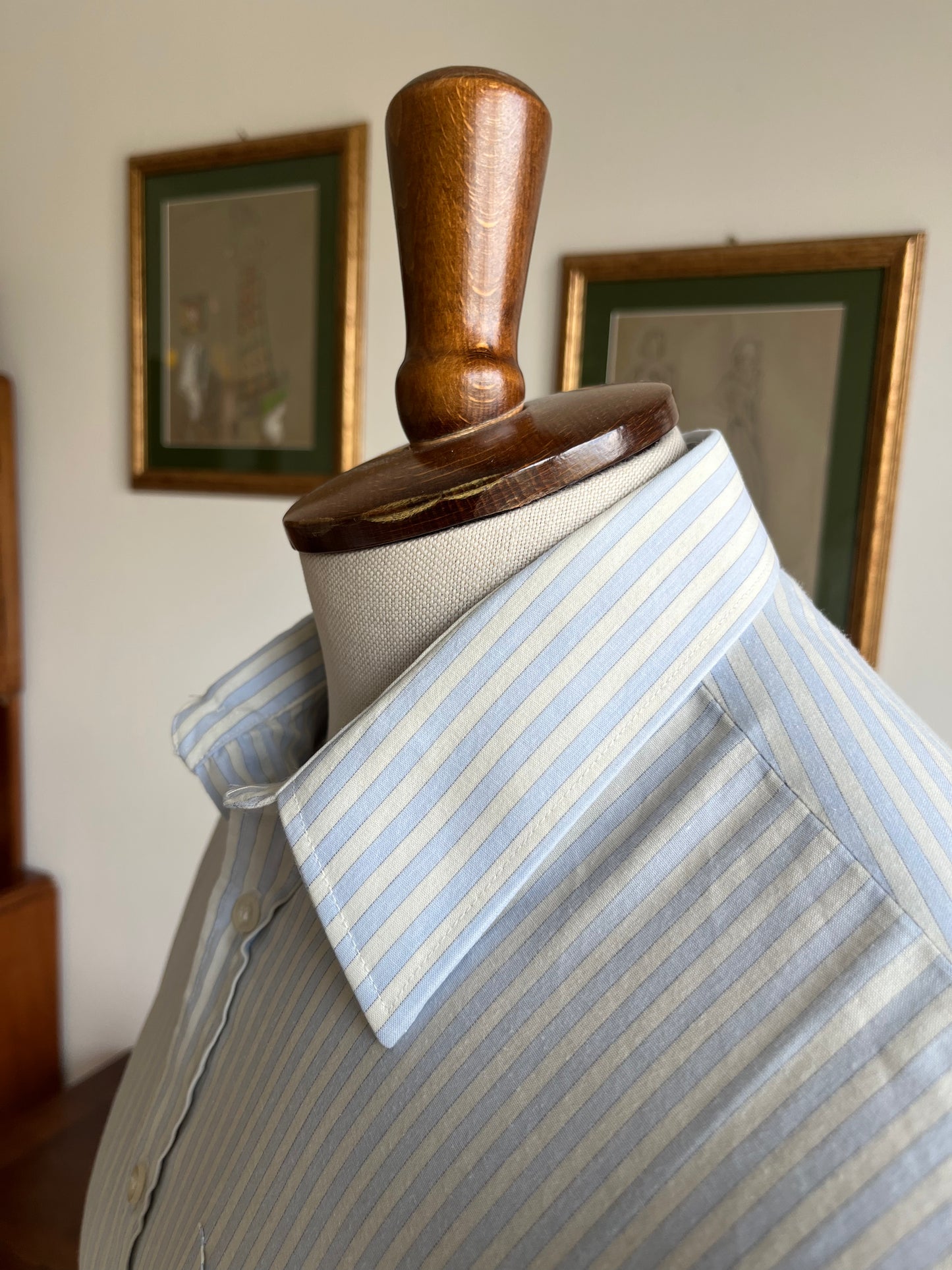 Camicia a maniche corte a righe