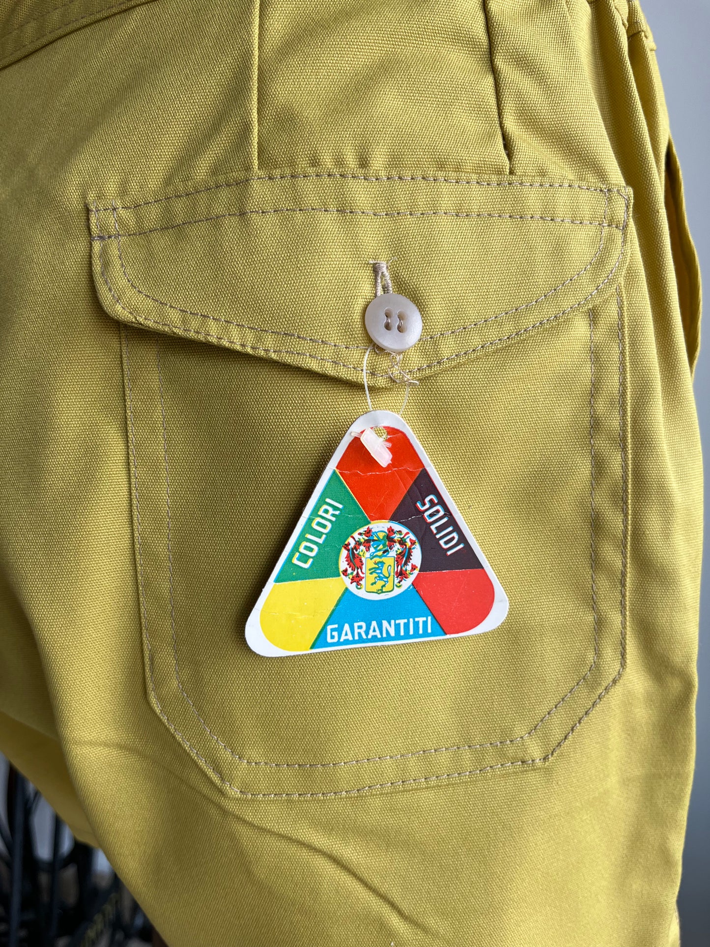 Costume anni '70 color senape tg. 46-52