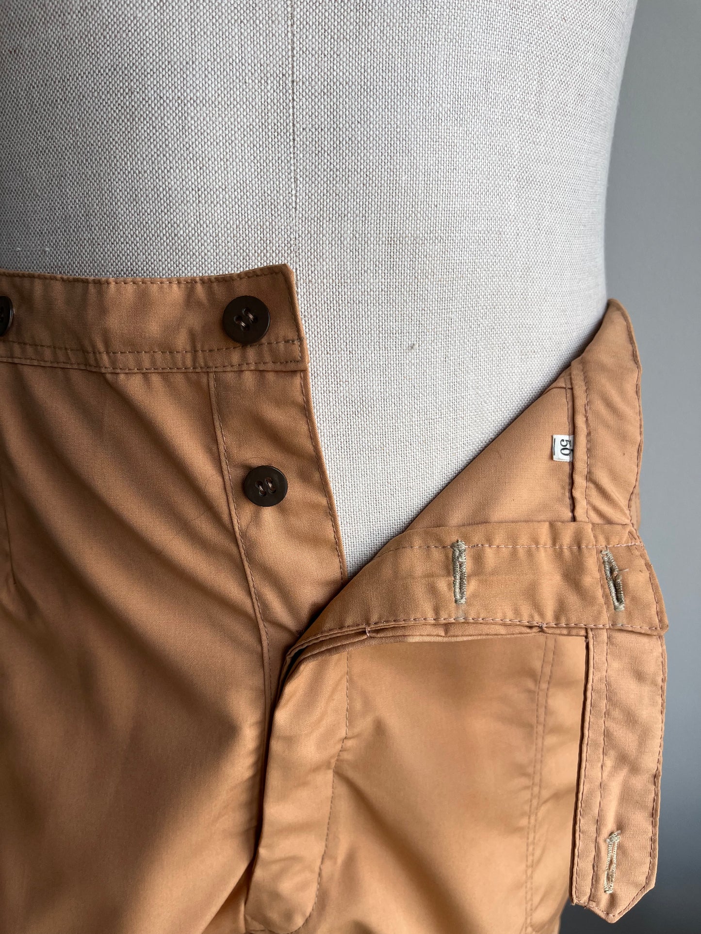 Costume anni '70 color zucca tg. 54-58