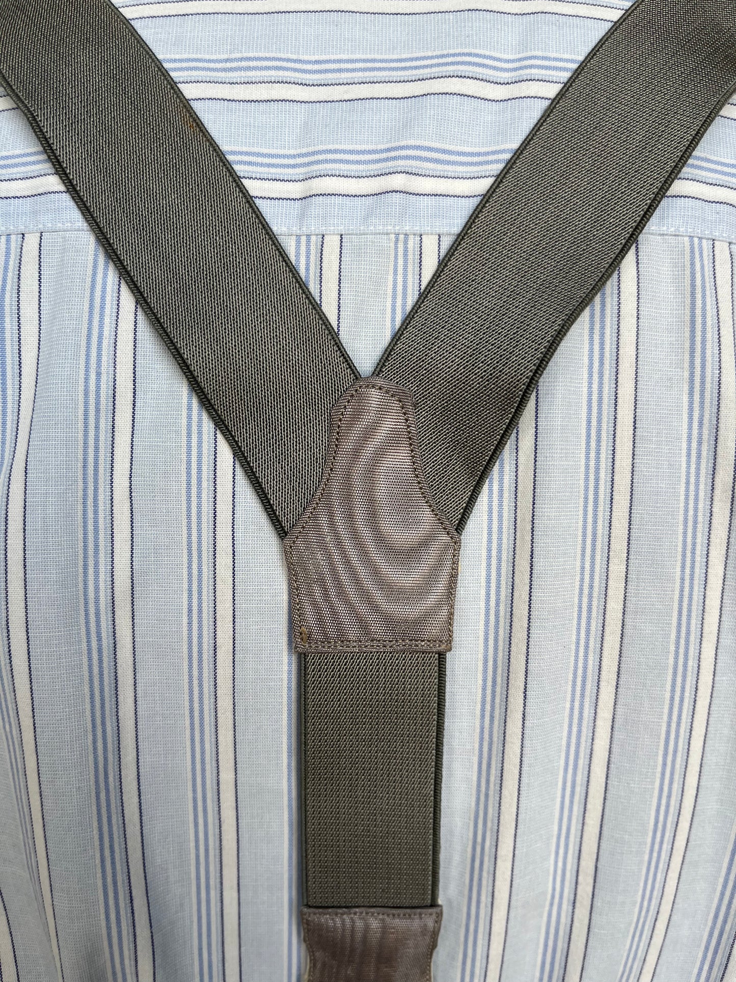 Bretelle grigio perla