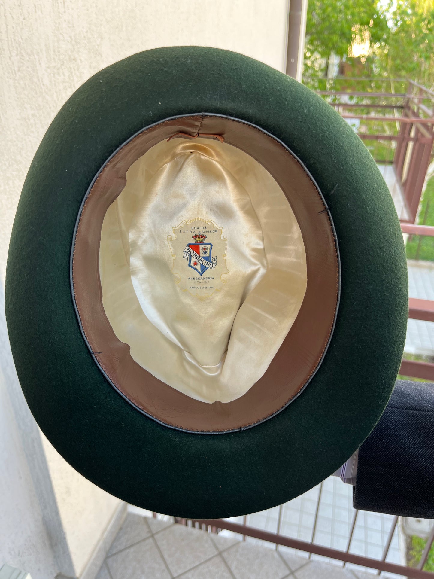 Cappello Borsalino anni ‘40 color Pineta