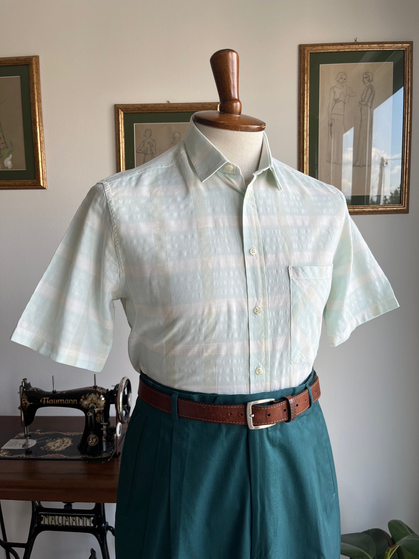 Camicia maniche corte stile anni '50