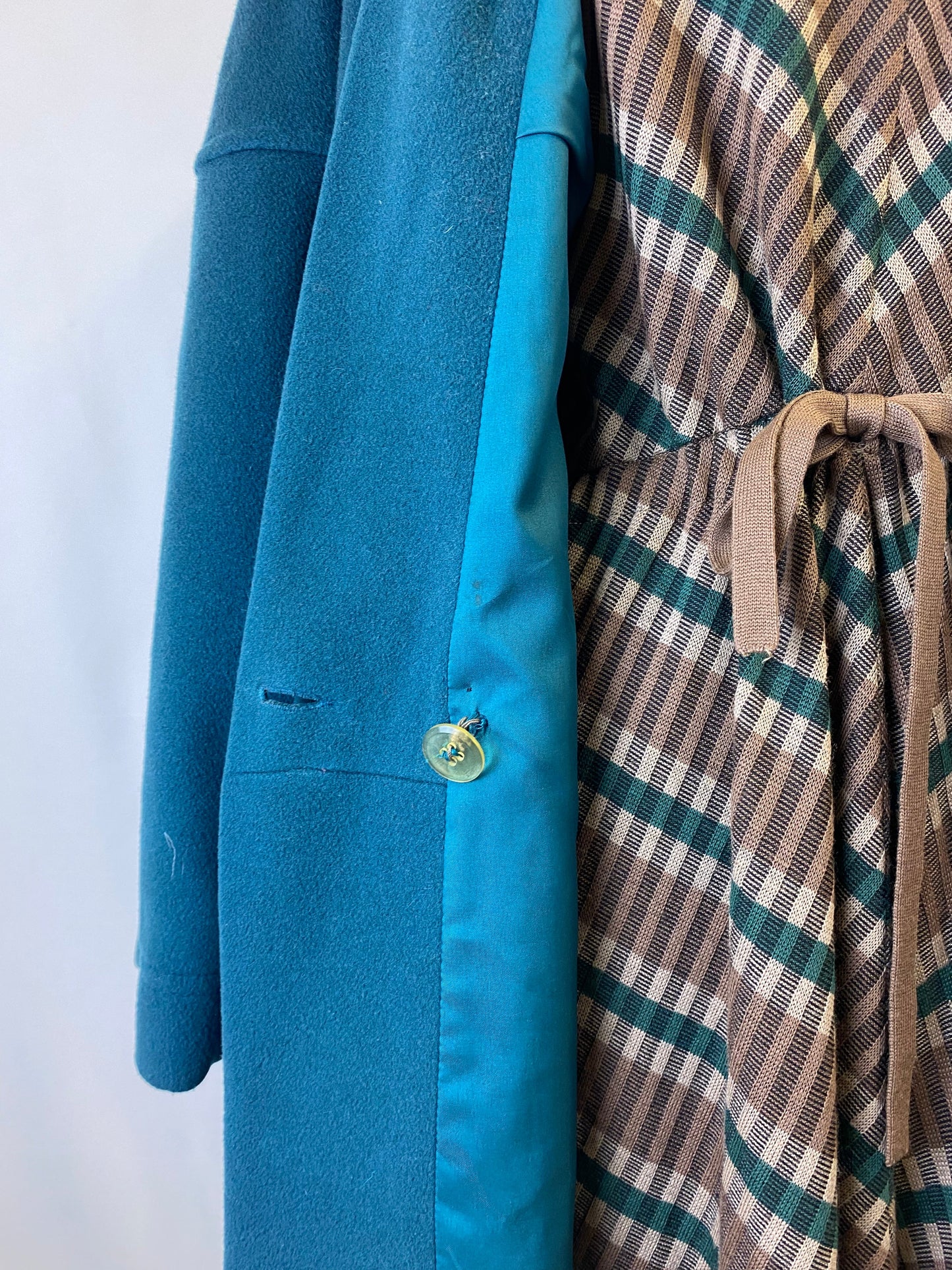 Cappotto verde ottanio - TG. 48/50/52 lo