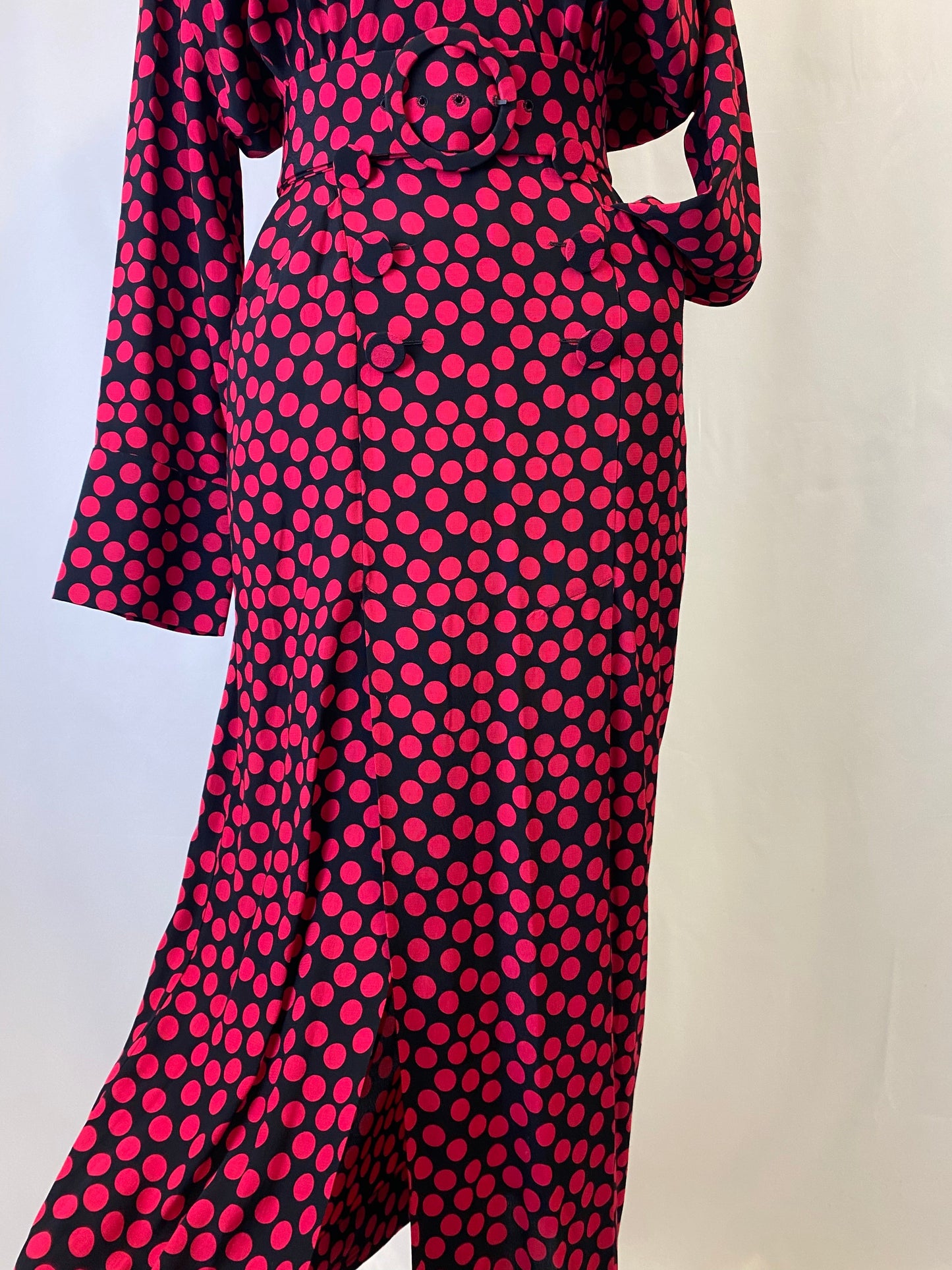 Abito anni ‘80 a pois - TG. 40