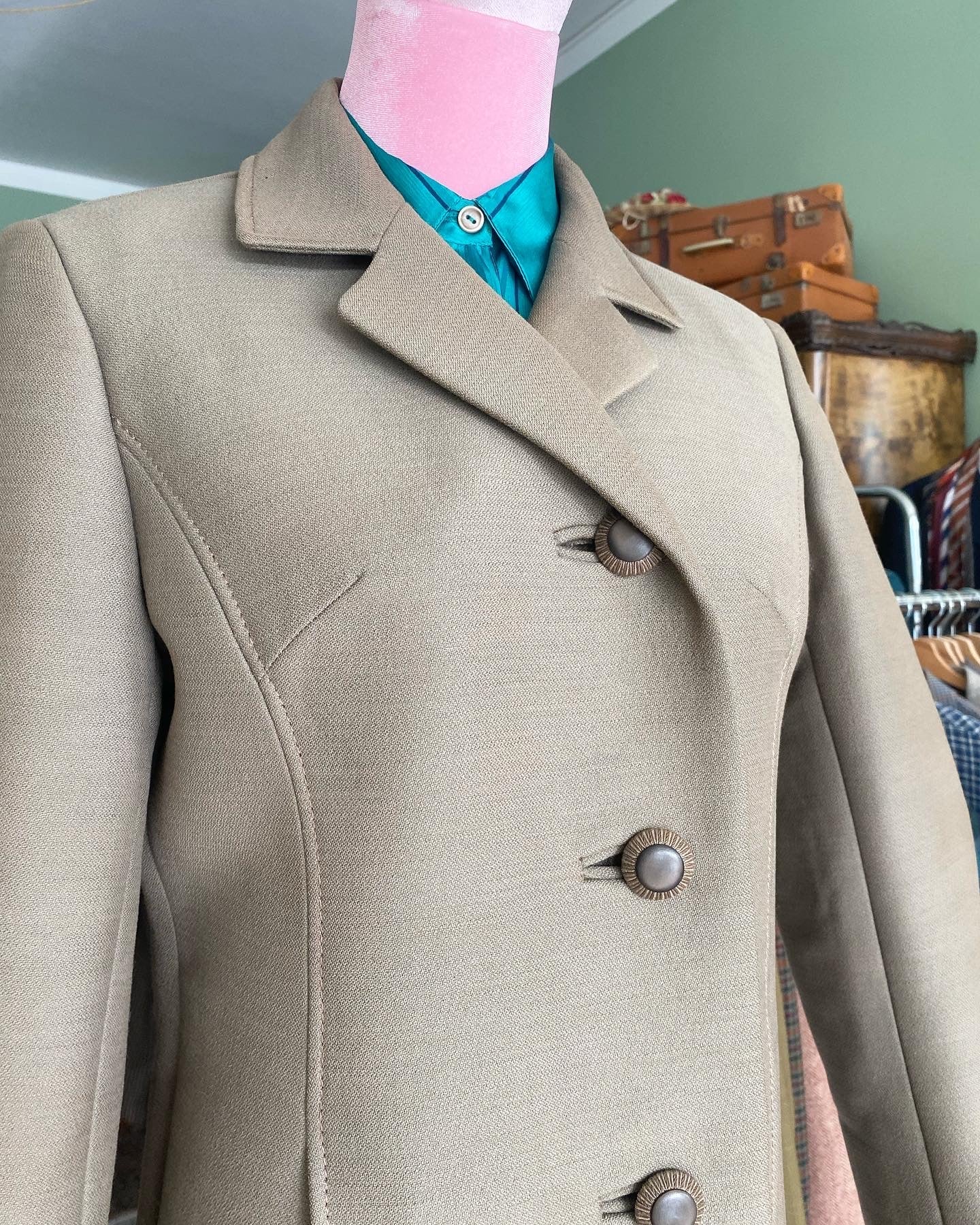 Cappotto anni ‘60 cachi - TG. 40