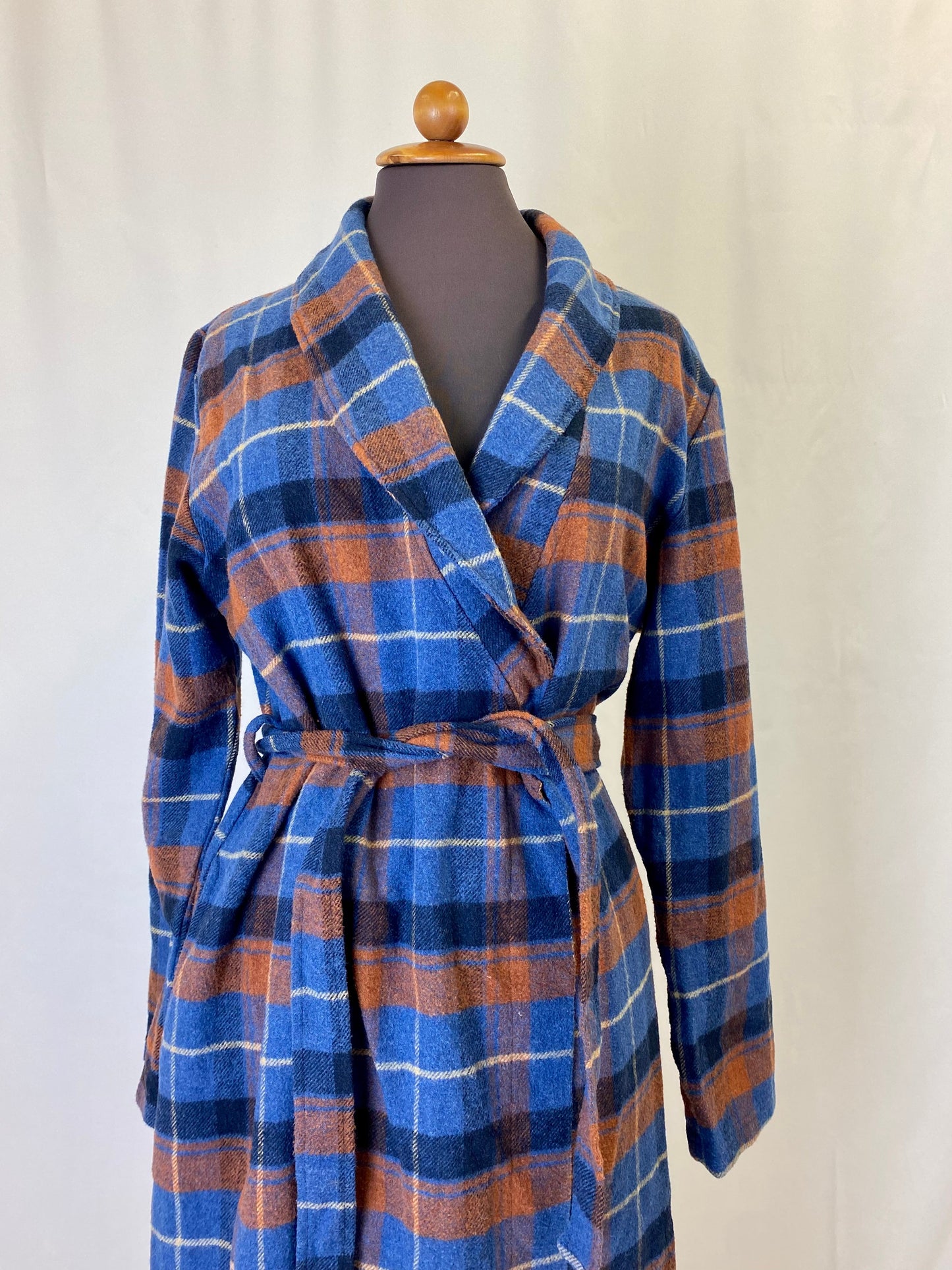 Vestaglia in lana a quadri - TG. 44/46/48