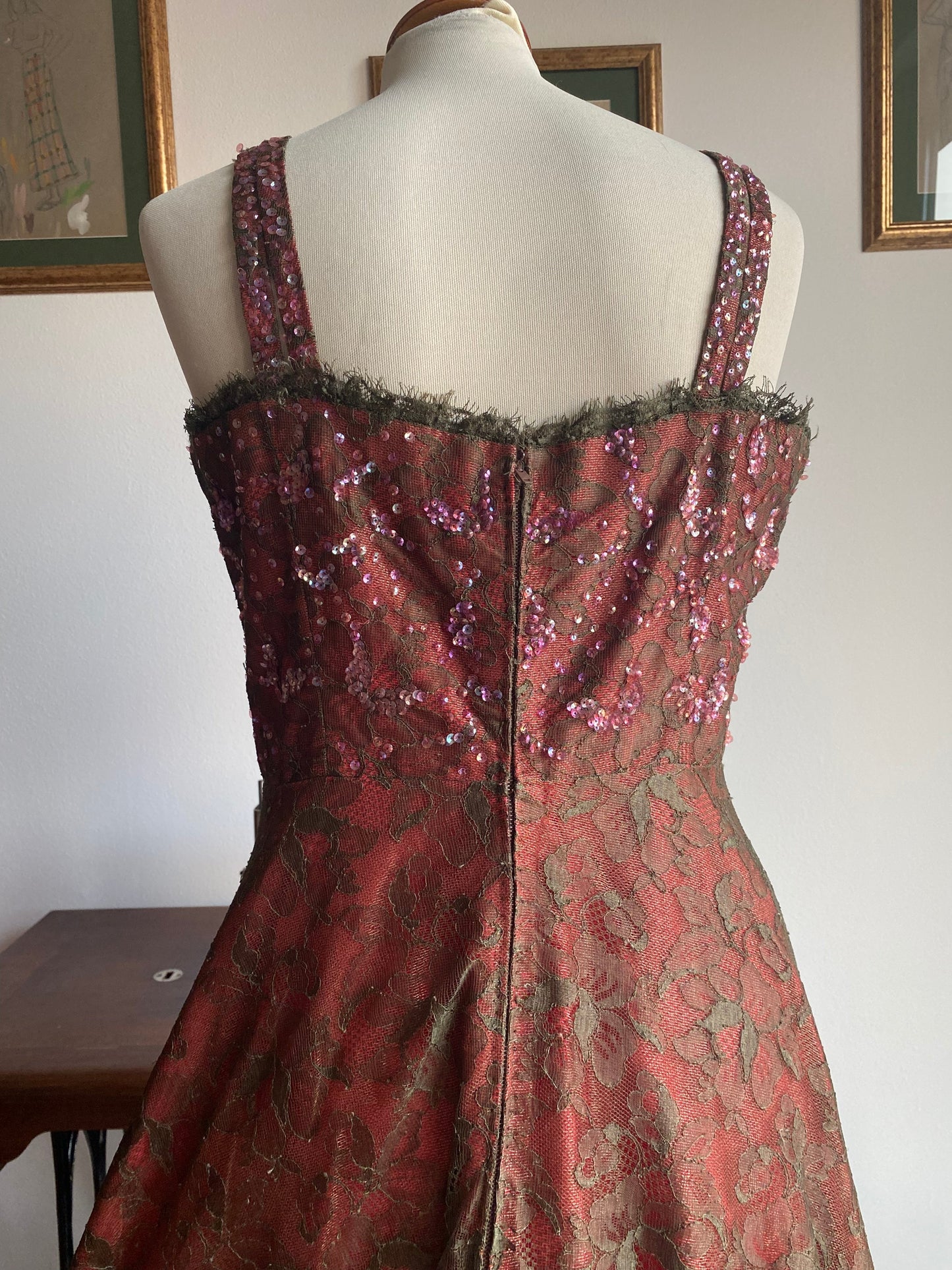 Abito anni '50 haute couture - TG. 46