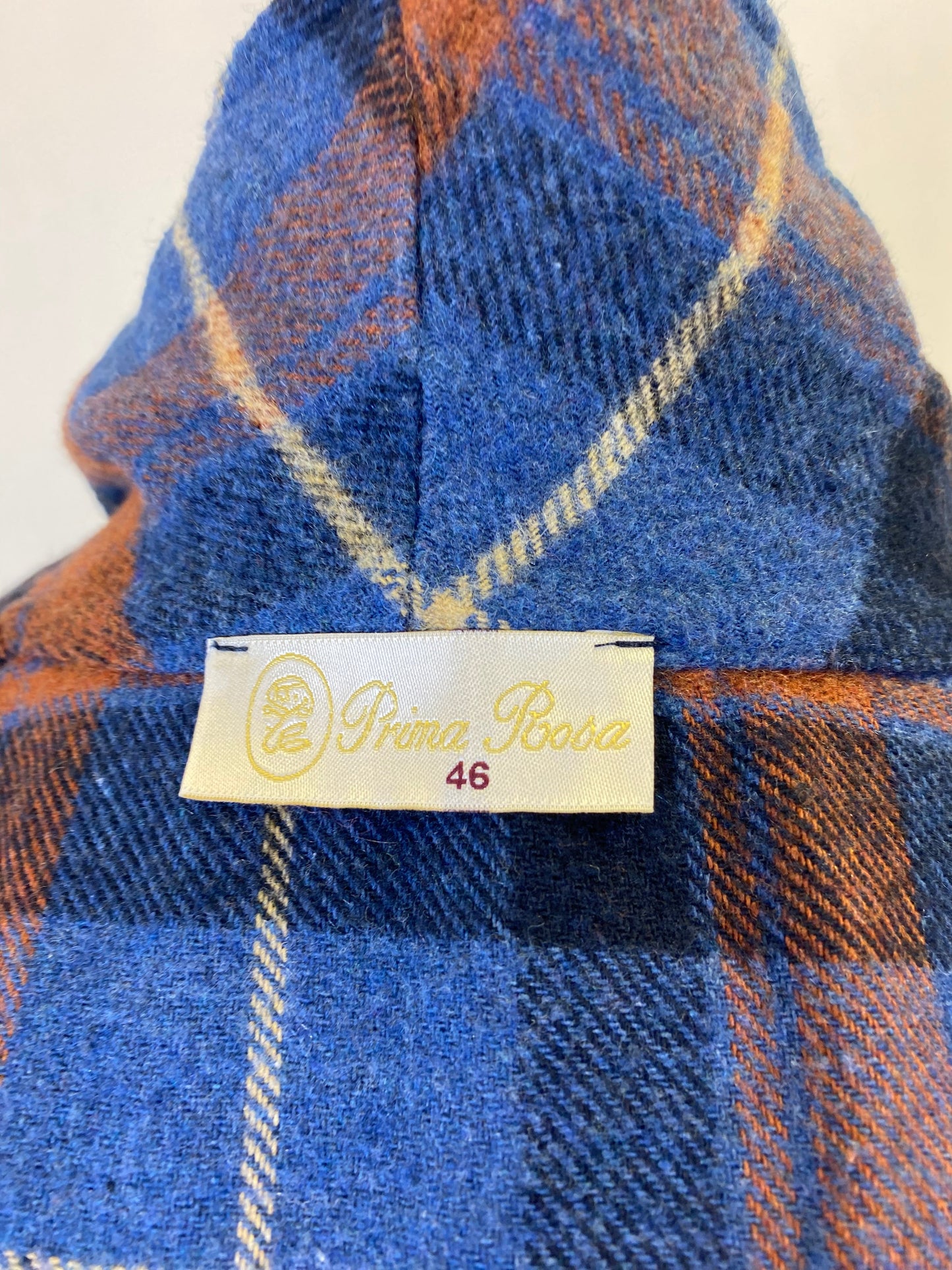 Vestaglia in lana a quadri - TG. 44/46/48