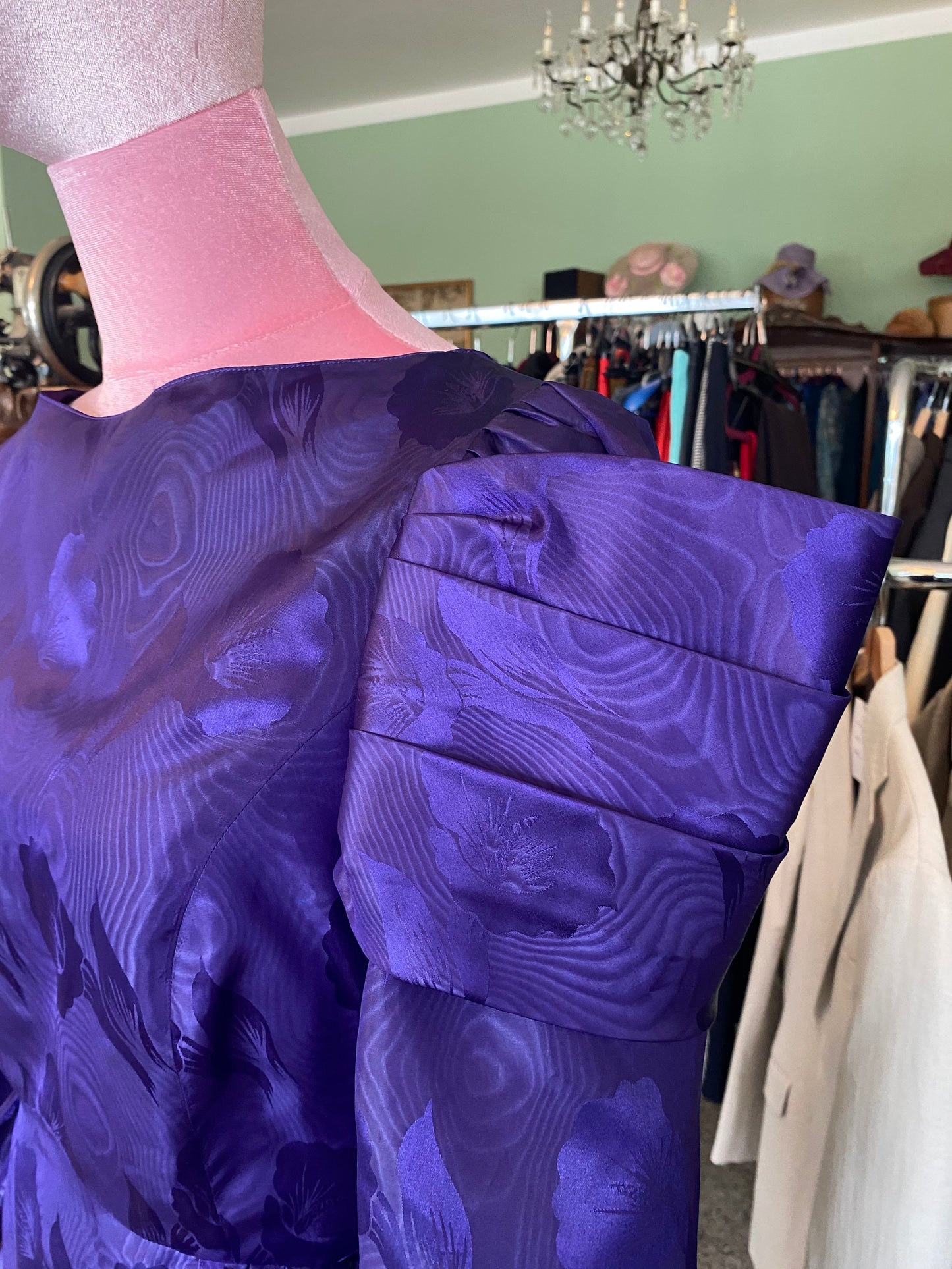 Abito viola haute couture - TG. 42/44