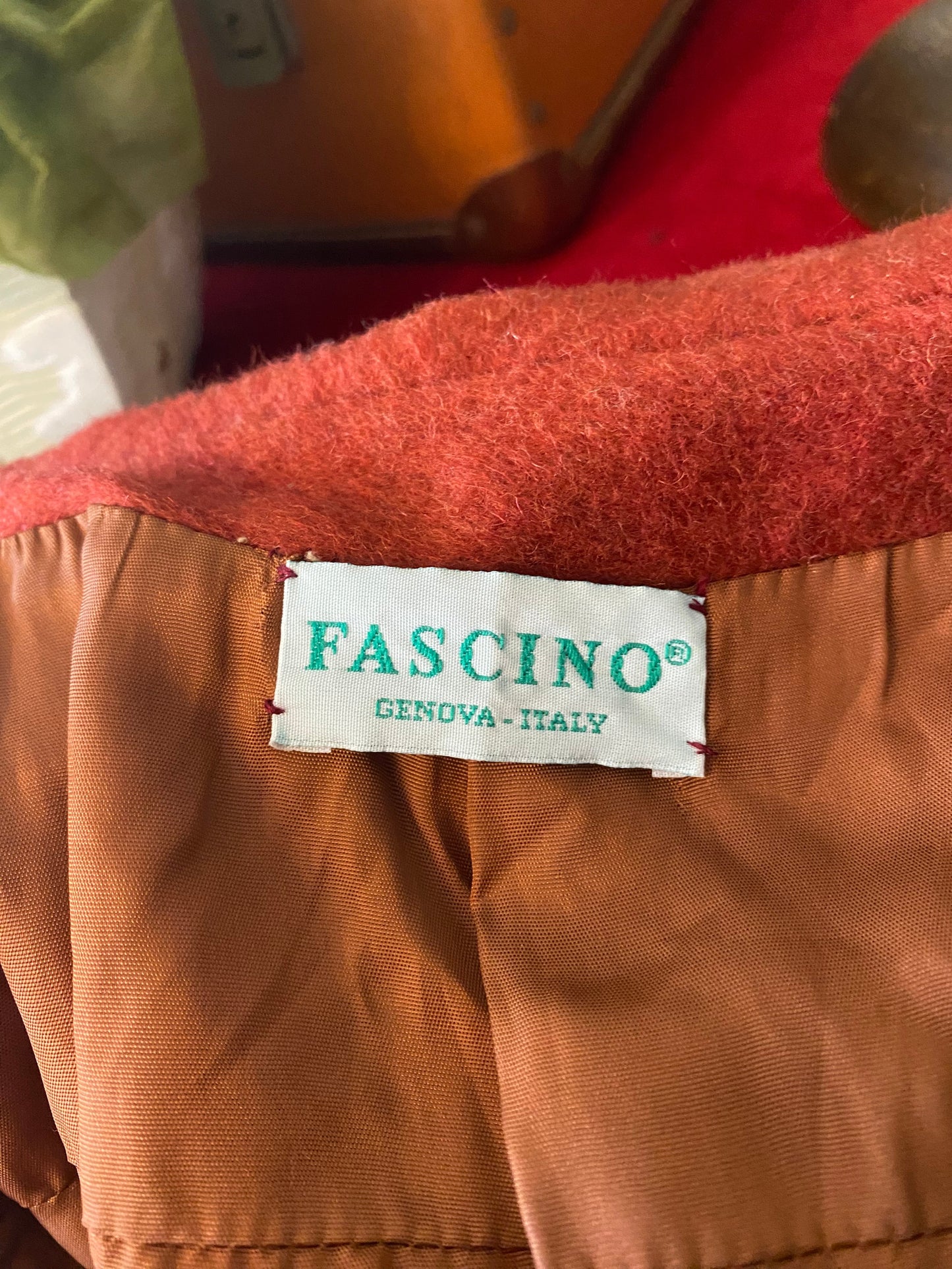 Cappotto anni ‘70 color ruggine - TG. 40/42