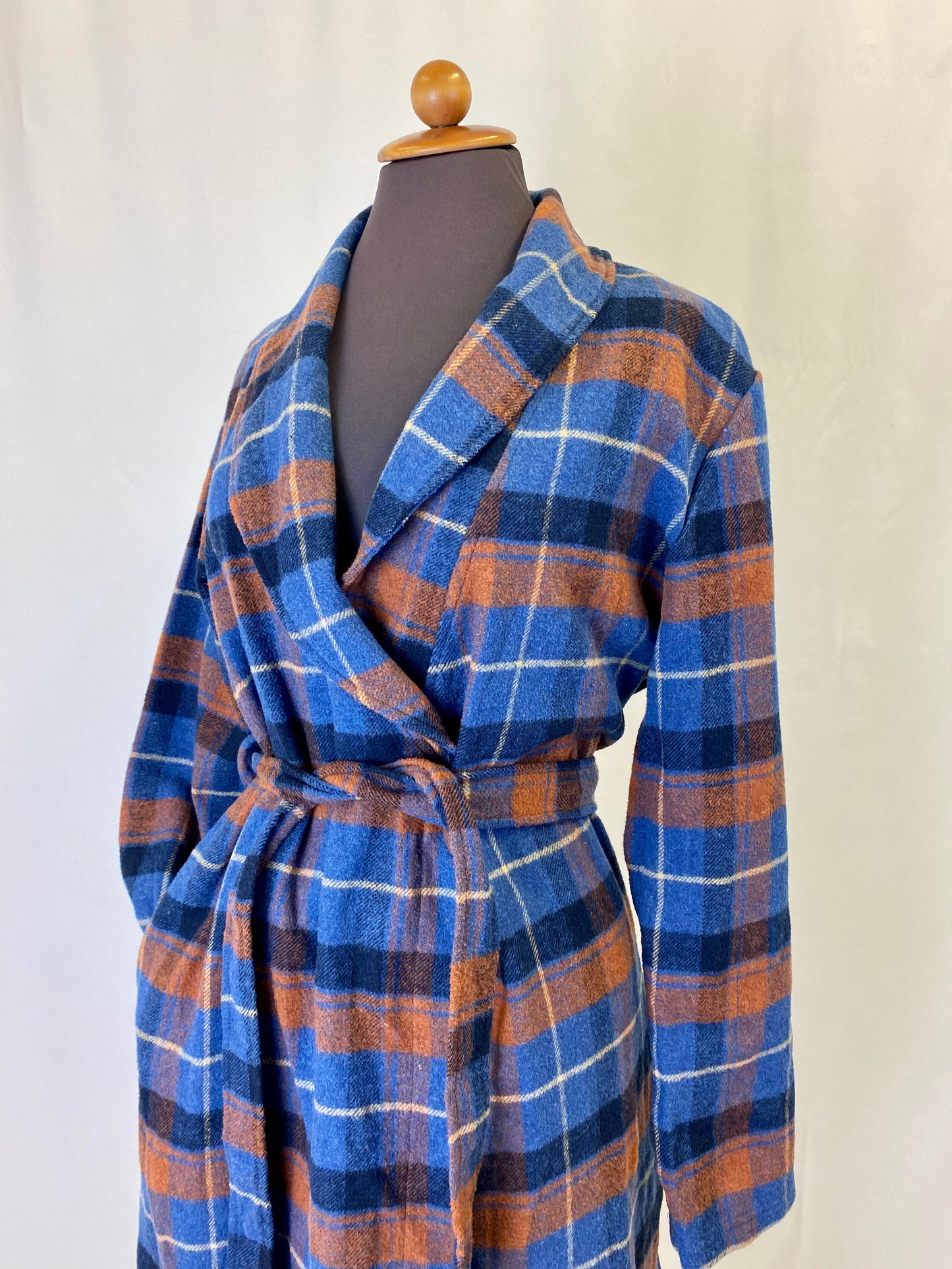 Vestaglia in lana a quadri - TG. 44/46/48