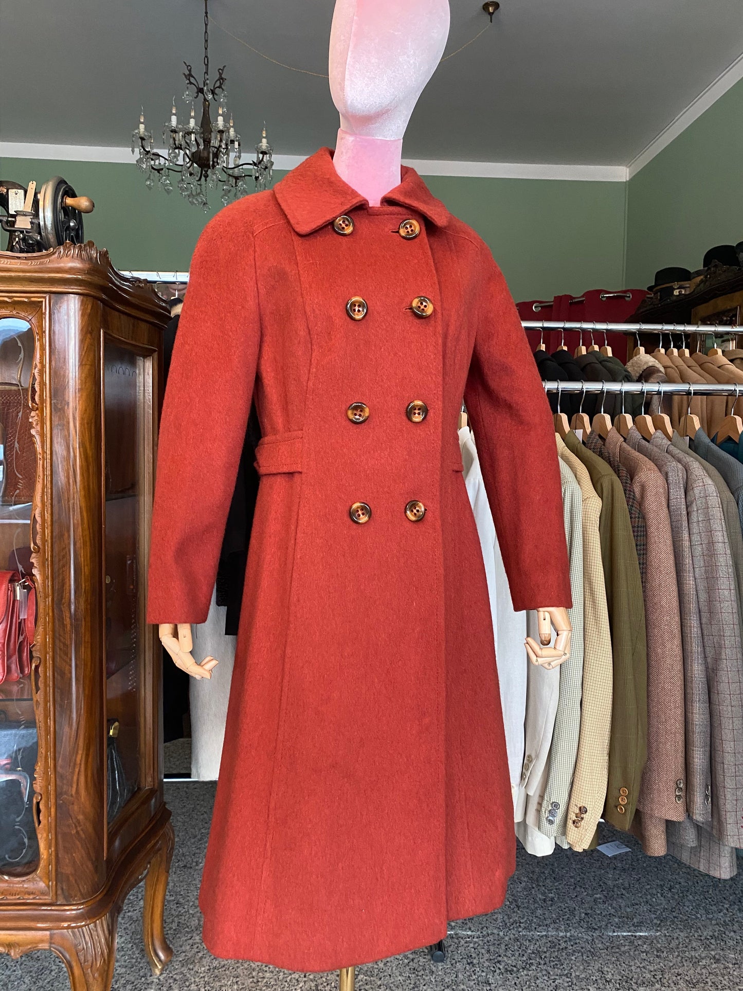 Cappotto anni ‘70 color ruggine - TG. 40/42