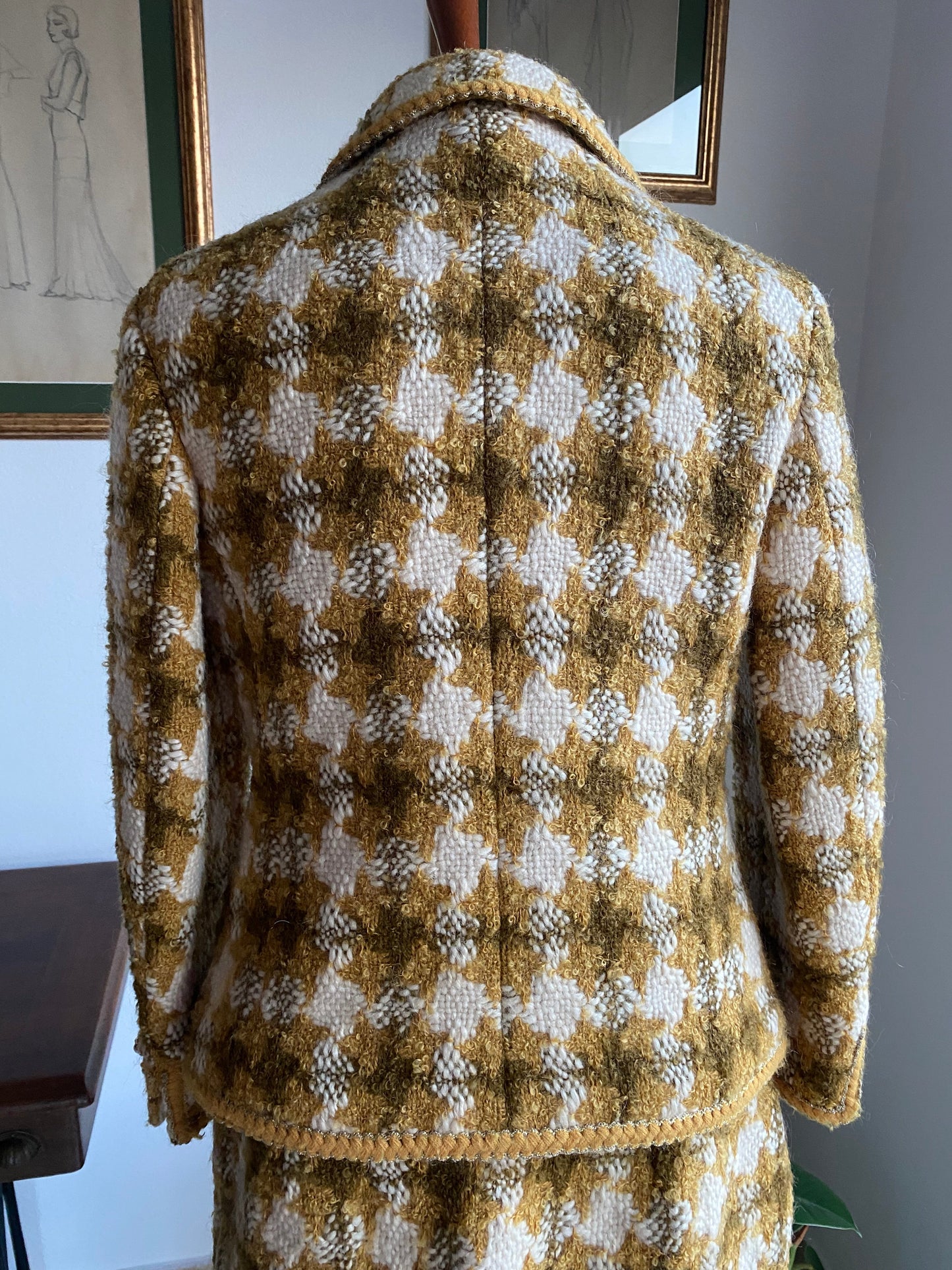 Tailleur anni ‘60 bouclé di lana - TG. 40/42