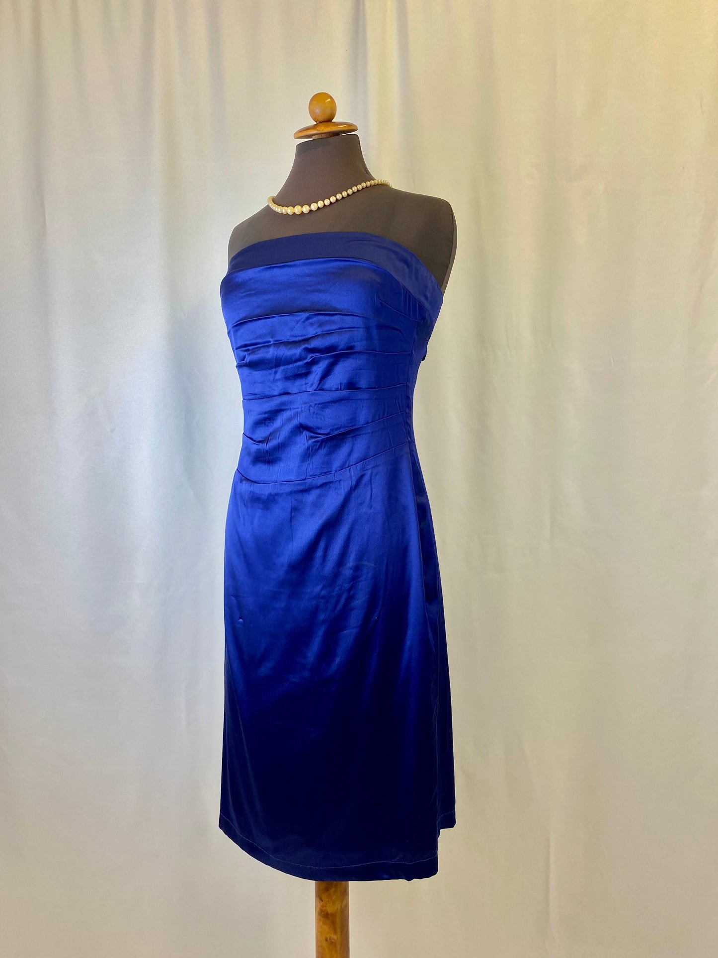 Abito in seta blu - TG. 40