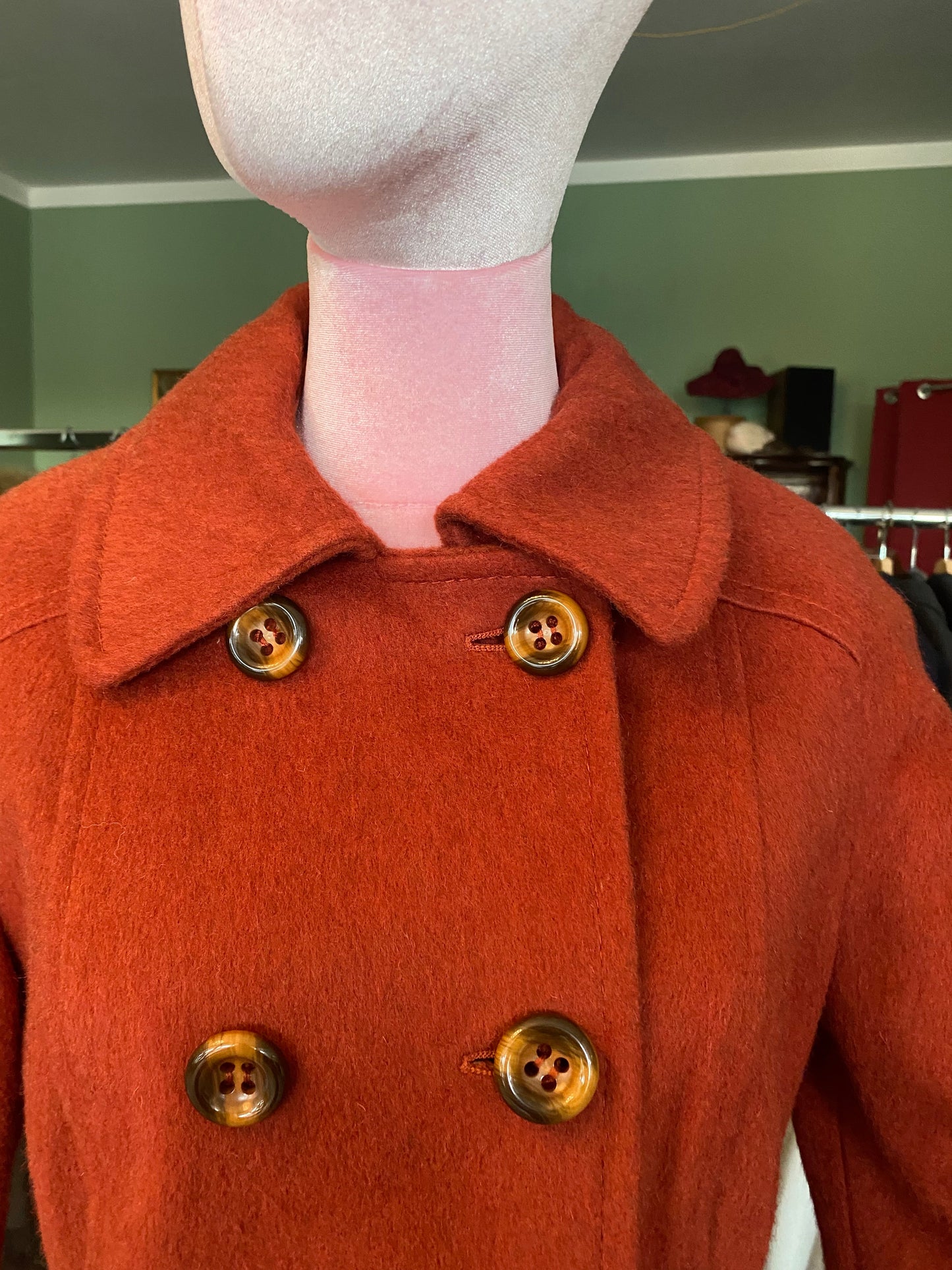 Cappotto anni ‘70 color ruggine - TG. 40/42