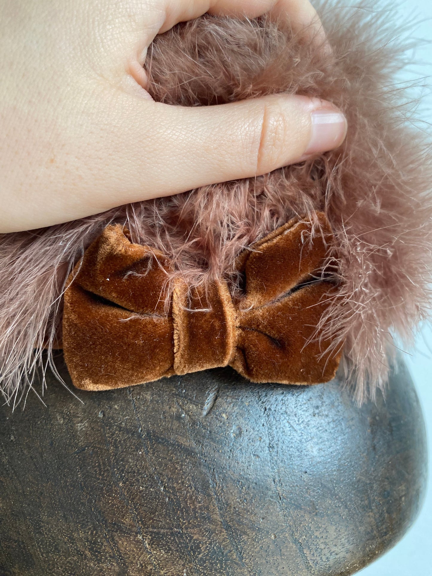 Cappello anni ‘60 piume di struzzo