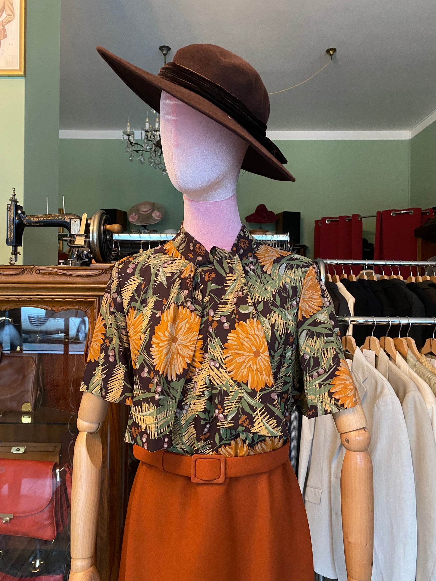 Tailleur anni ‘70 giacca + abito - TG. 40/42/44