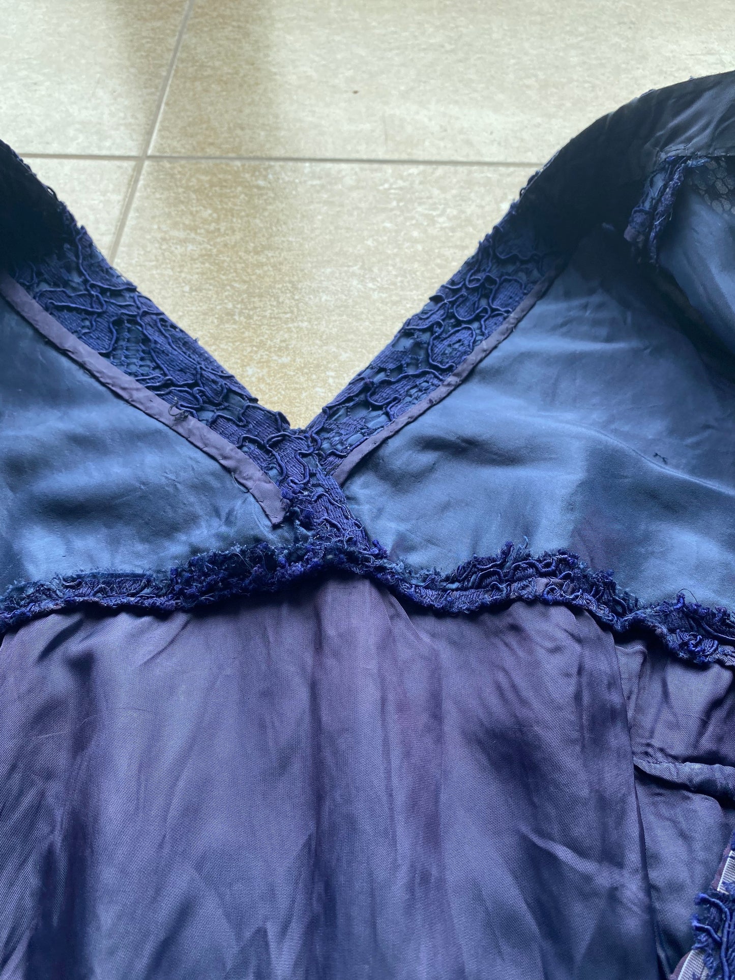 Abito anni ‘60 in pizzo macramè - TG 44