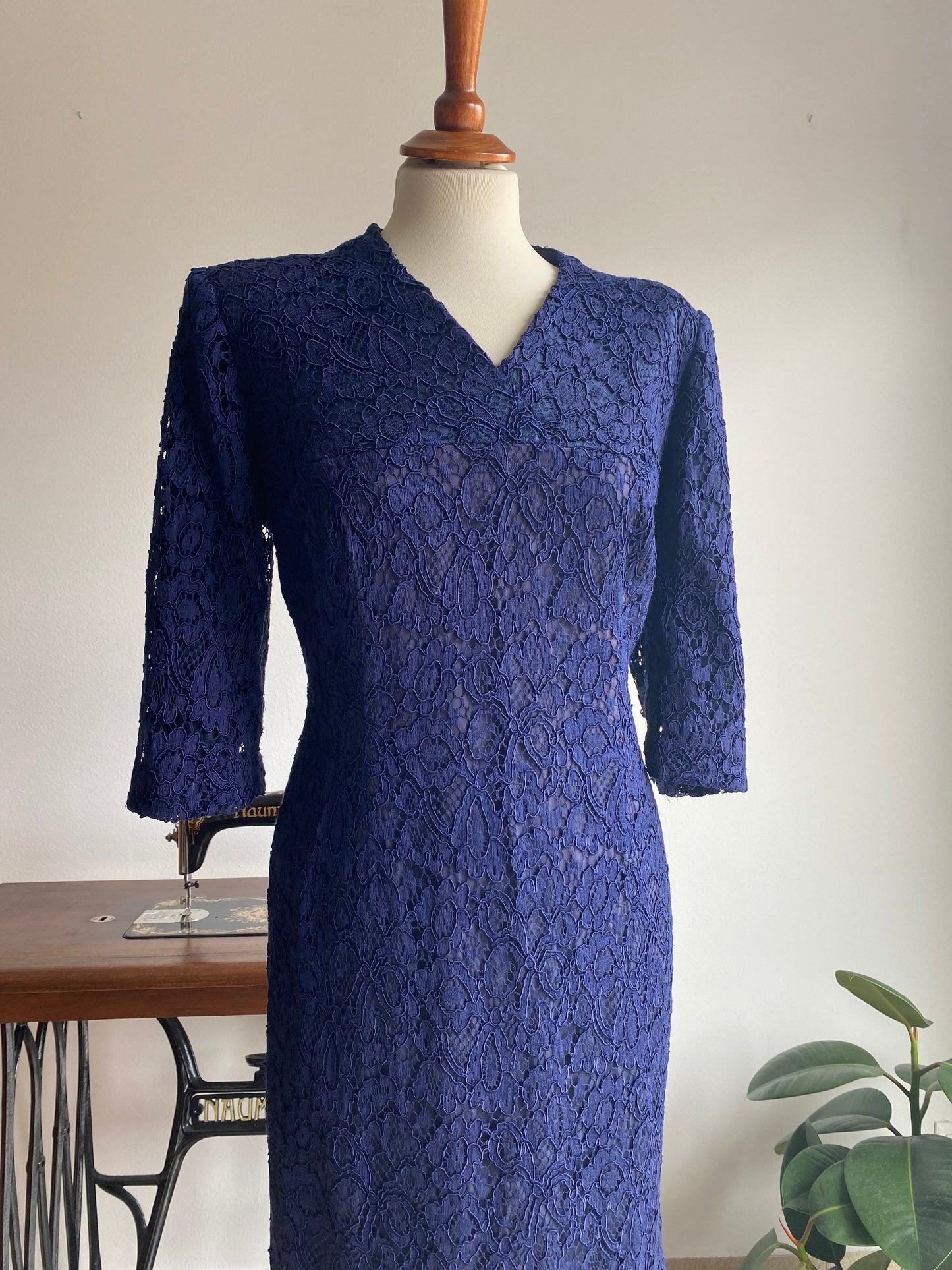 Abito anni ‘60 in pizzo macramè - TG 44