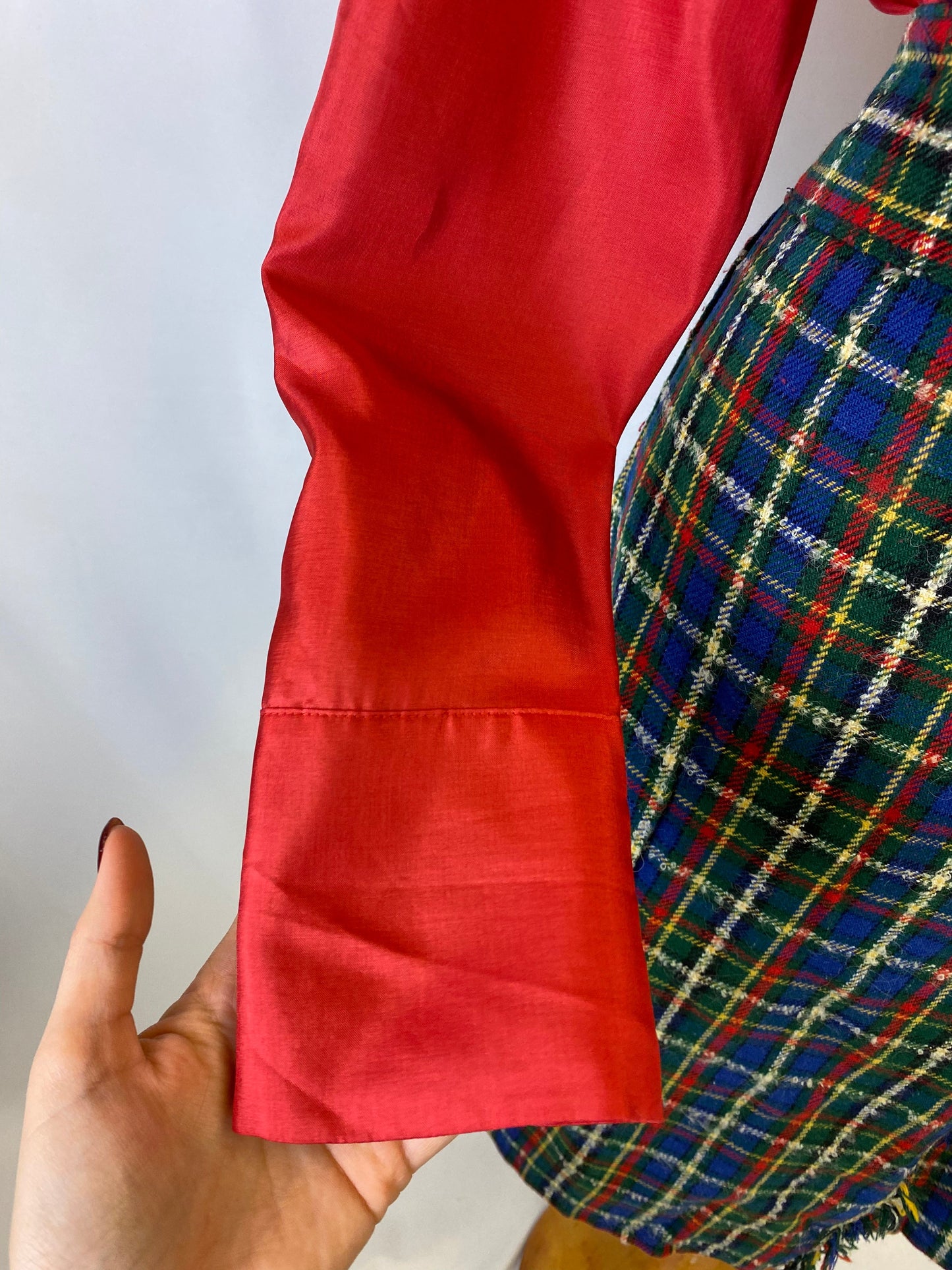Camicia rossa in seta - TG. 40/42