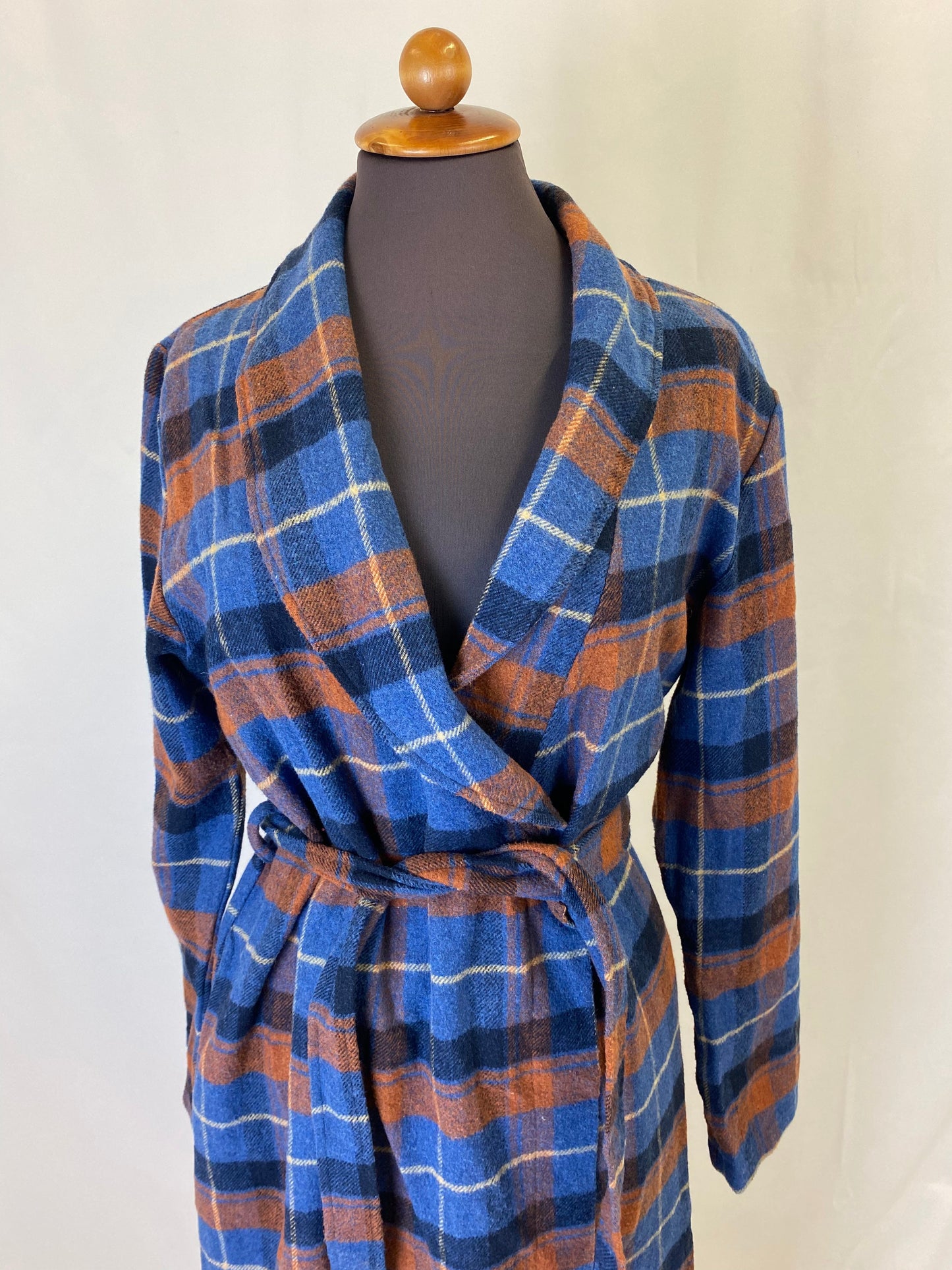Vestaglia in lana a quadri - TG. 44/46/48