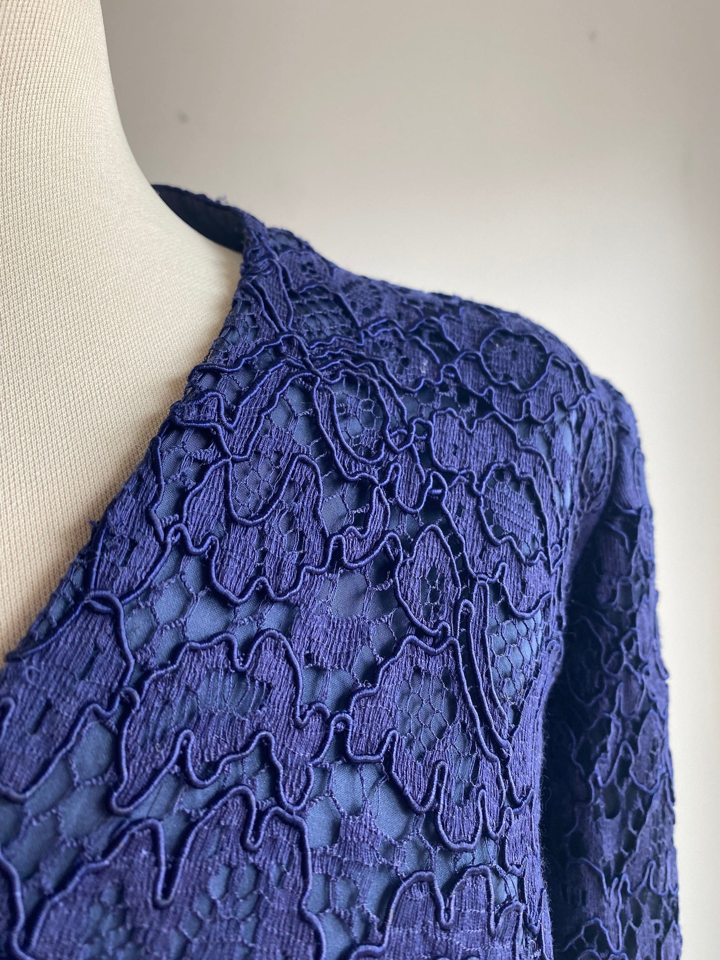 Abito anni ‘60 in pizzo macramè - TG 44