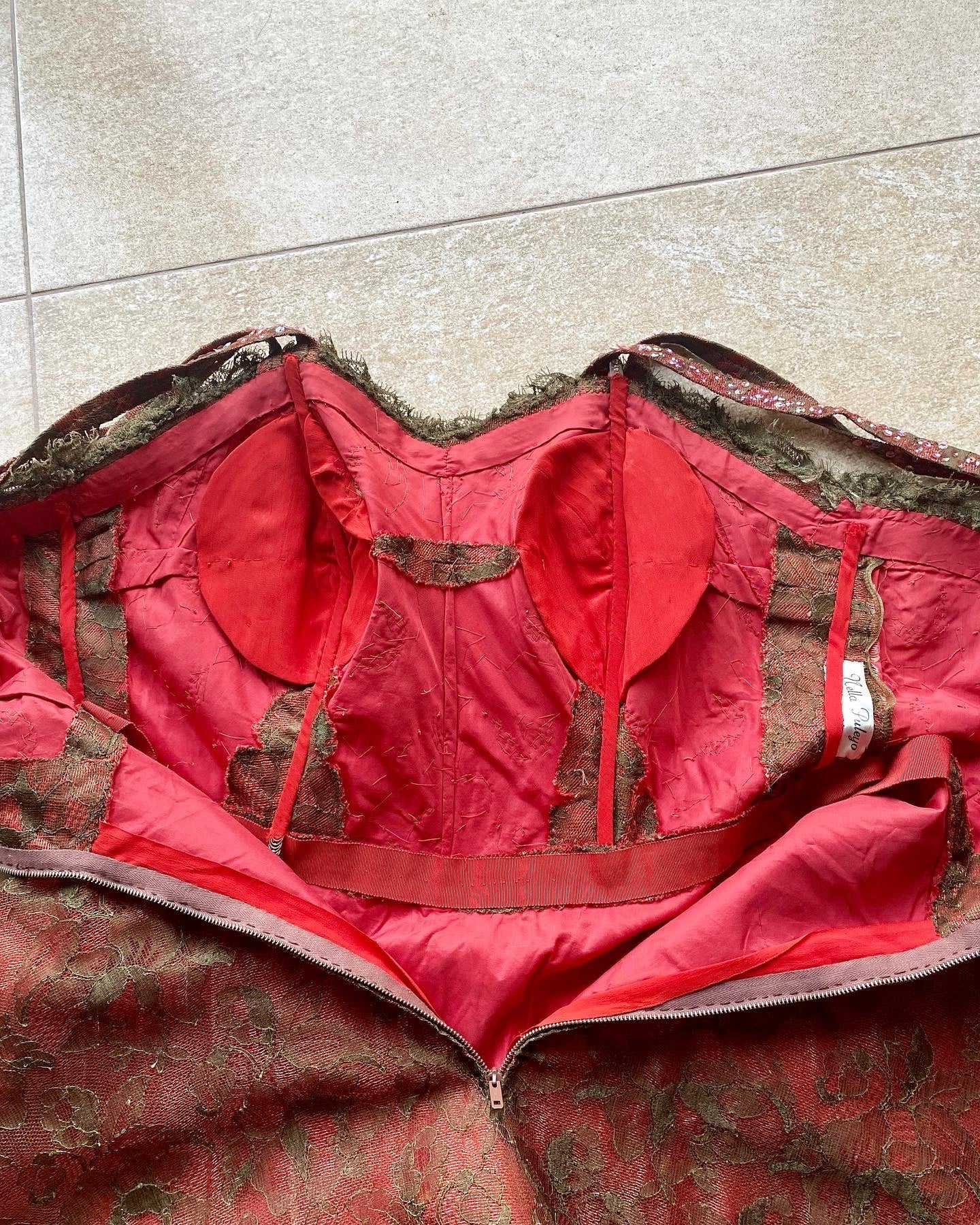 Abito anni '50 haute couture - TG. 46