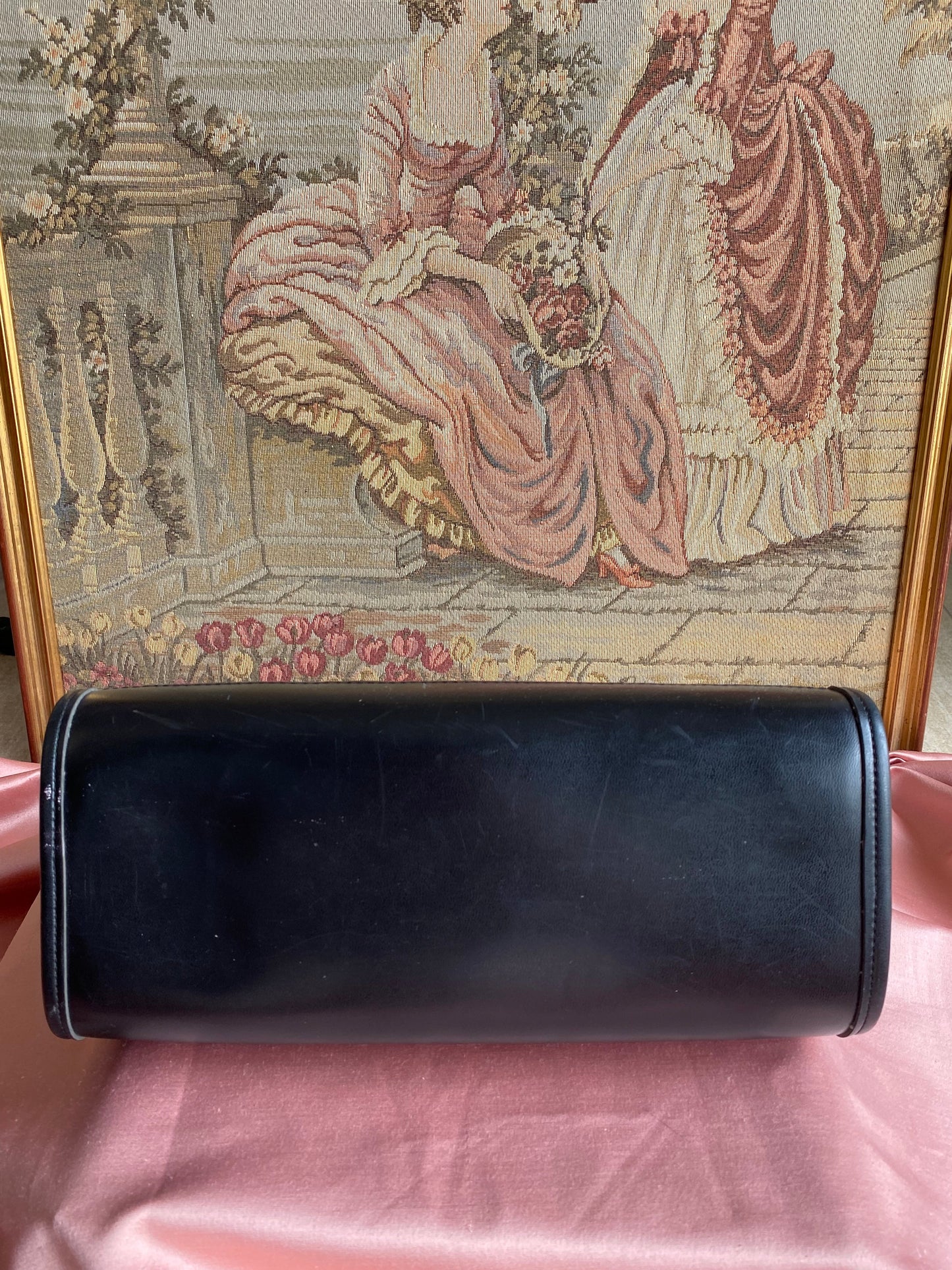 Borsa anni ‘60 ricamo mezzo punto - riquadri