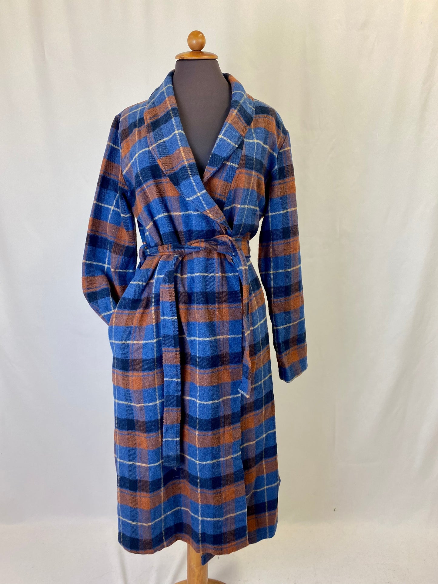 Vestaglia in lana a quadri - TG. 44/46/48
