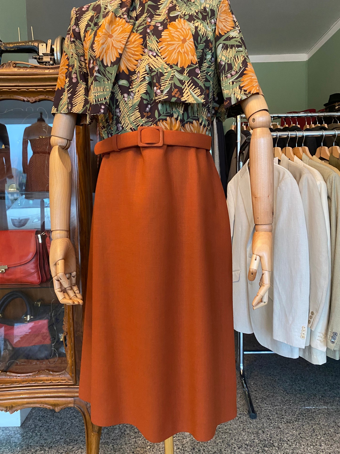 Tailleur anni ‘70 giacca + abito - TG. 40/42/44