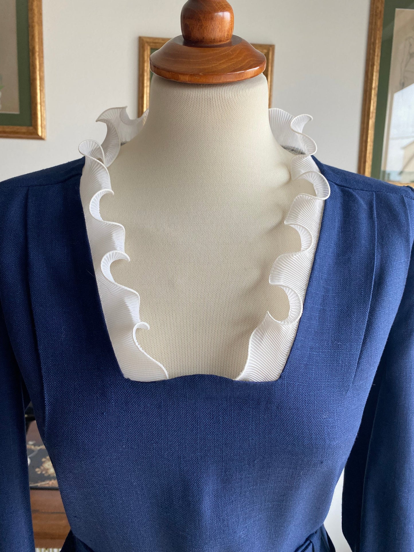 Abito anni ‘60 blu navy -TG. 46