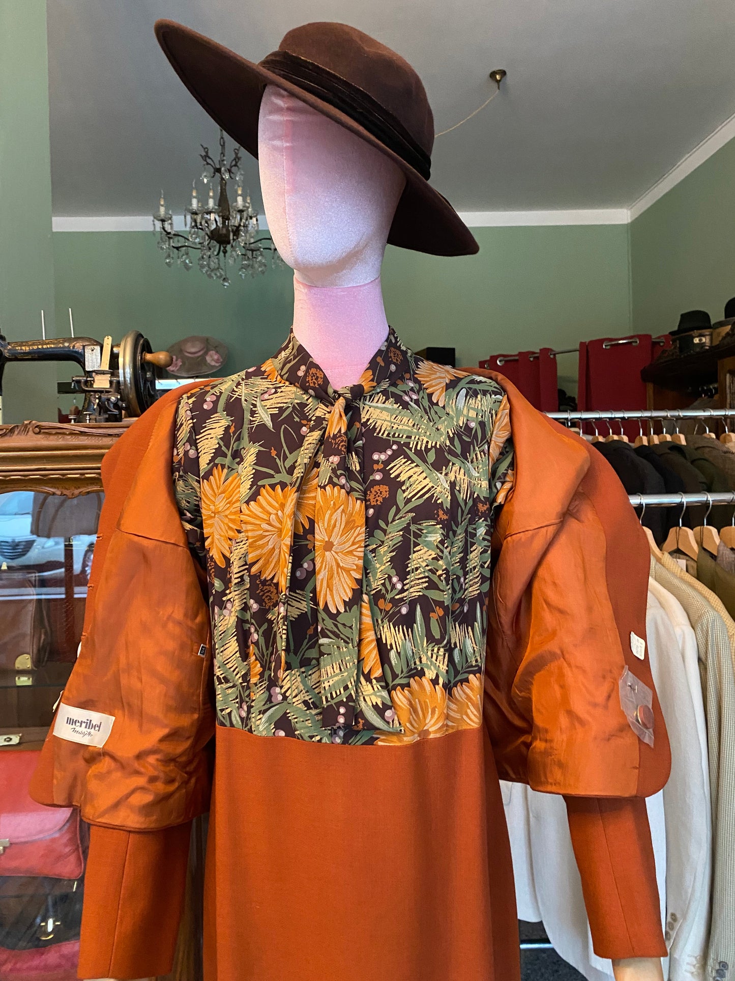 Tailleur anni ‘70 giacca + abito - TG. 40/42/44