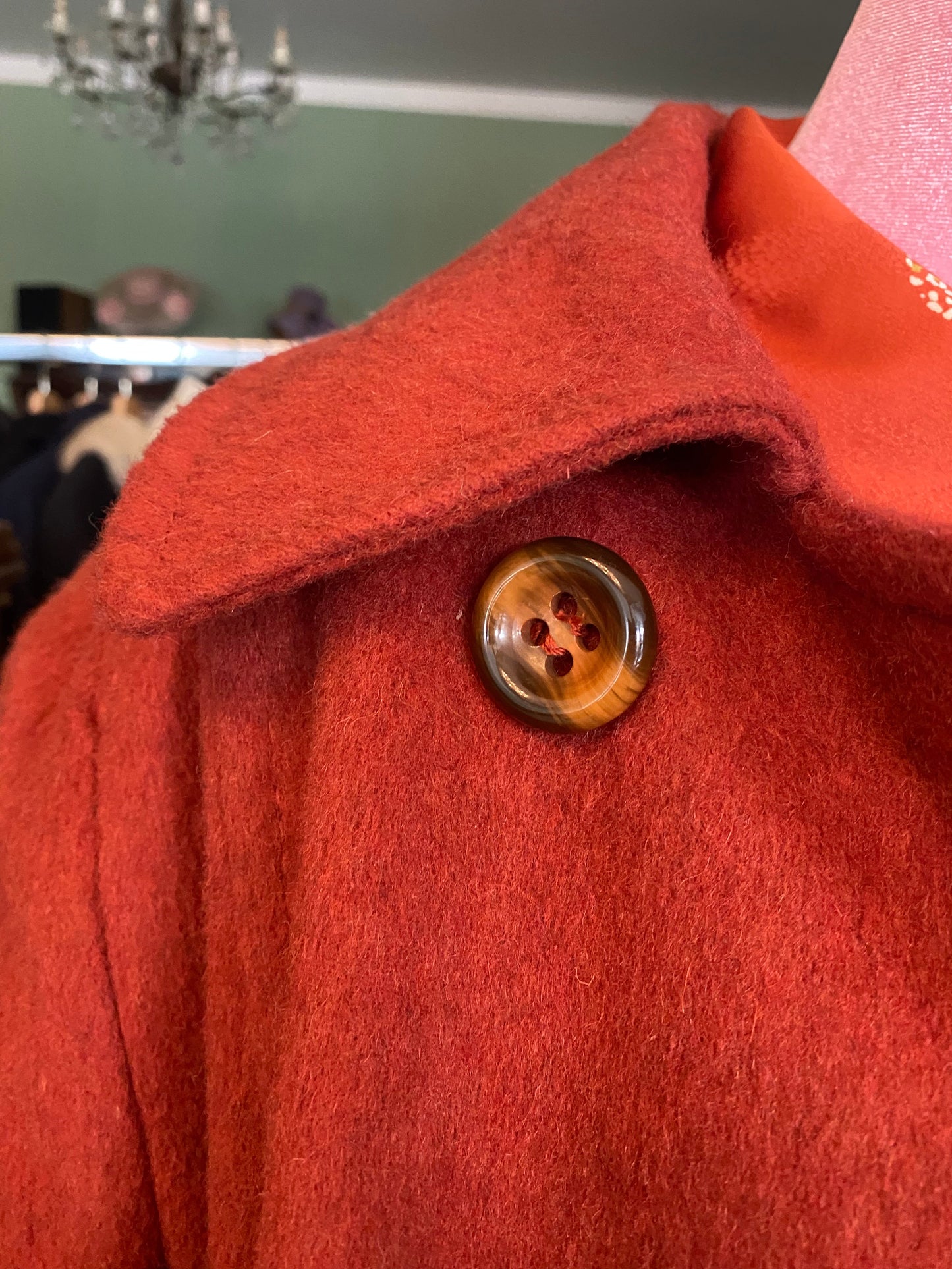 Cappotto anni ‘70 color ruggine - TG. 40/42