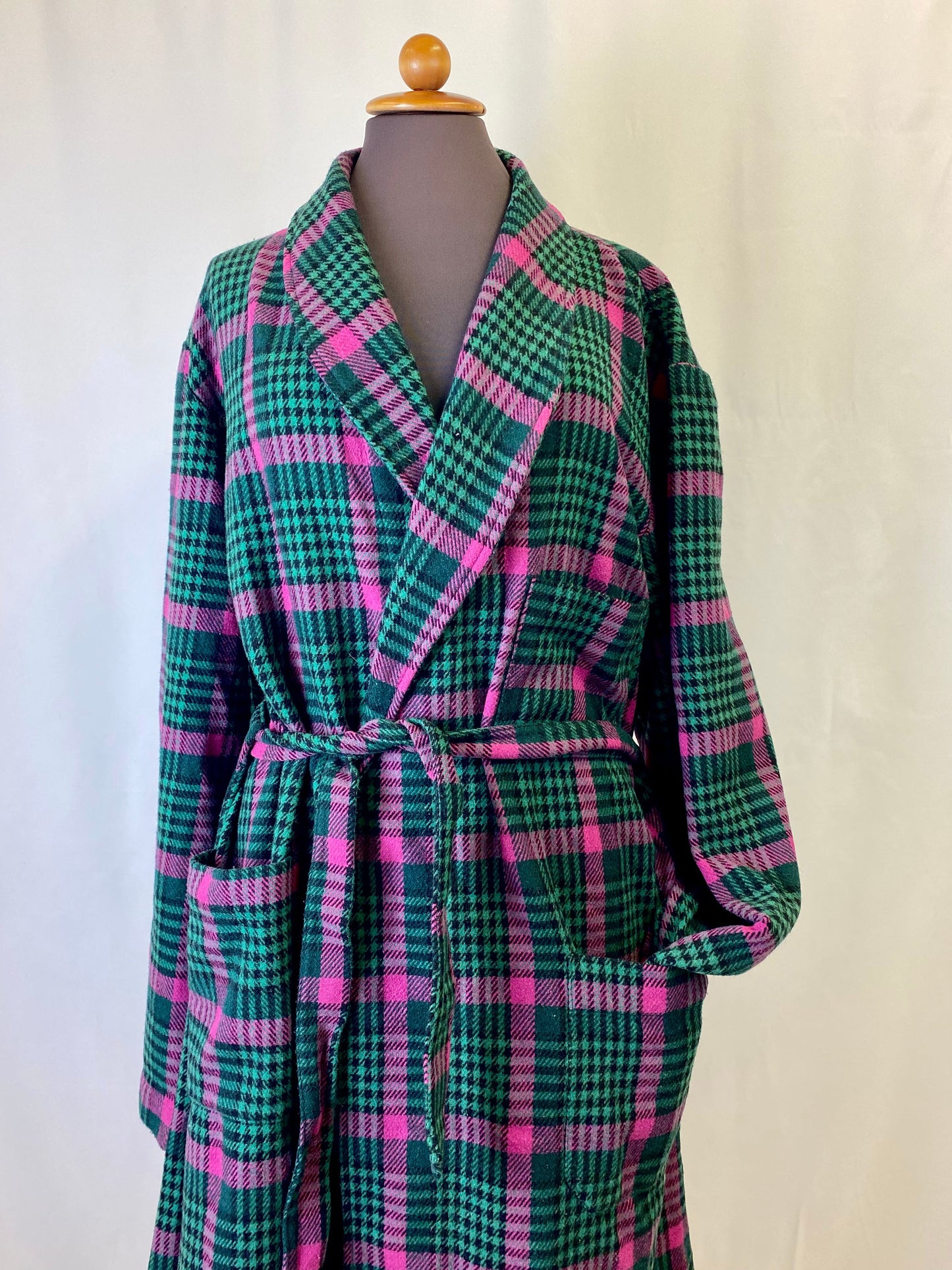 Vestaglia verde e rosa - TG. 48/50/52